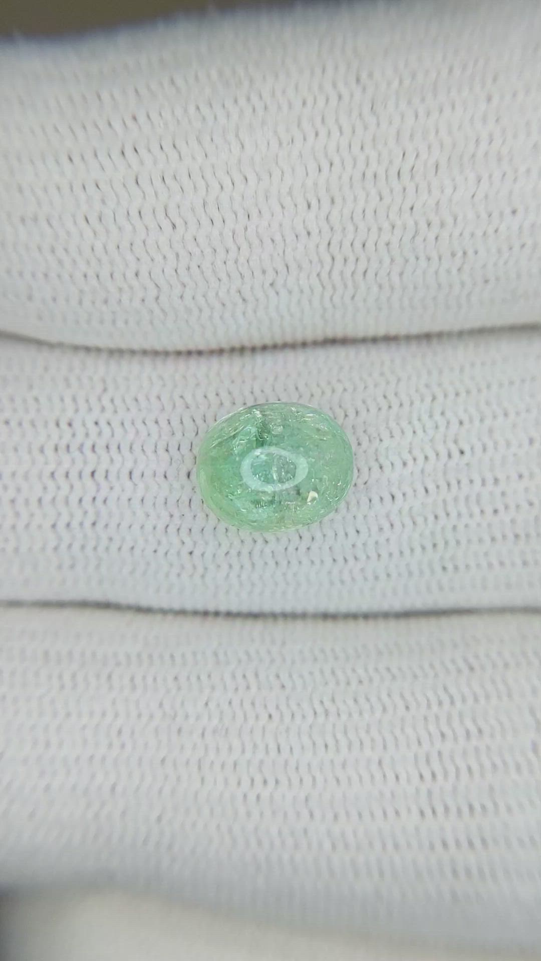 2.35 Ct. Cabochon Paraiba Tourmaline from Nigeria Size Video