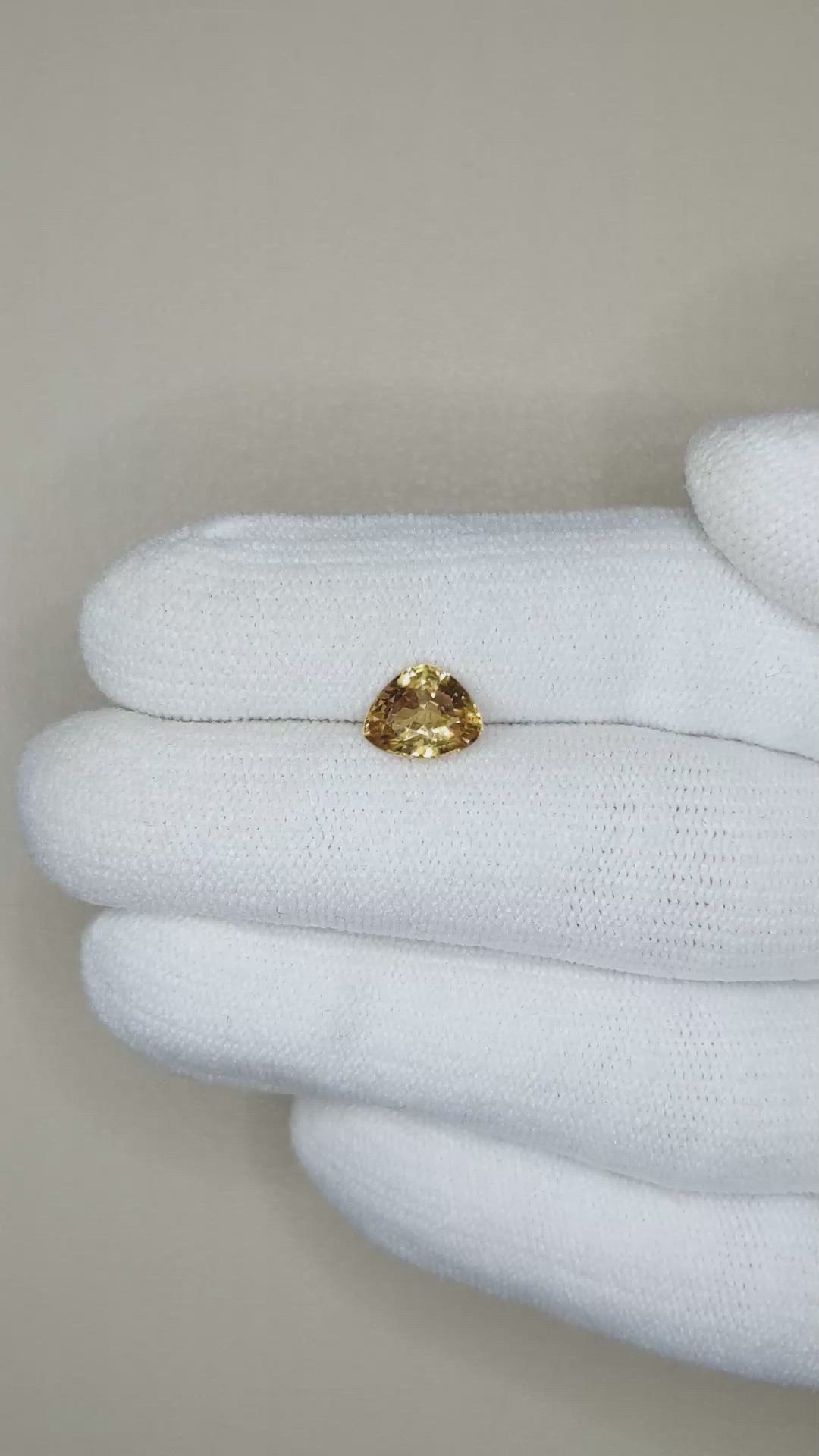 1.82 Ct. Zircon from Ceylon (Sri Lanka) Size Video