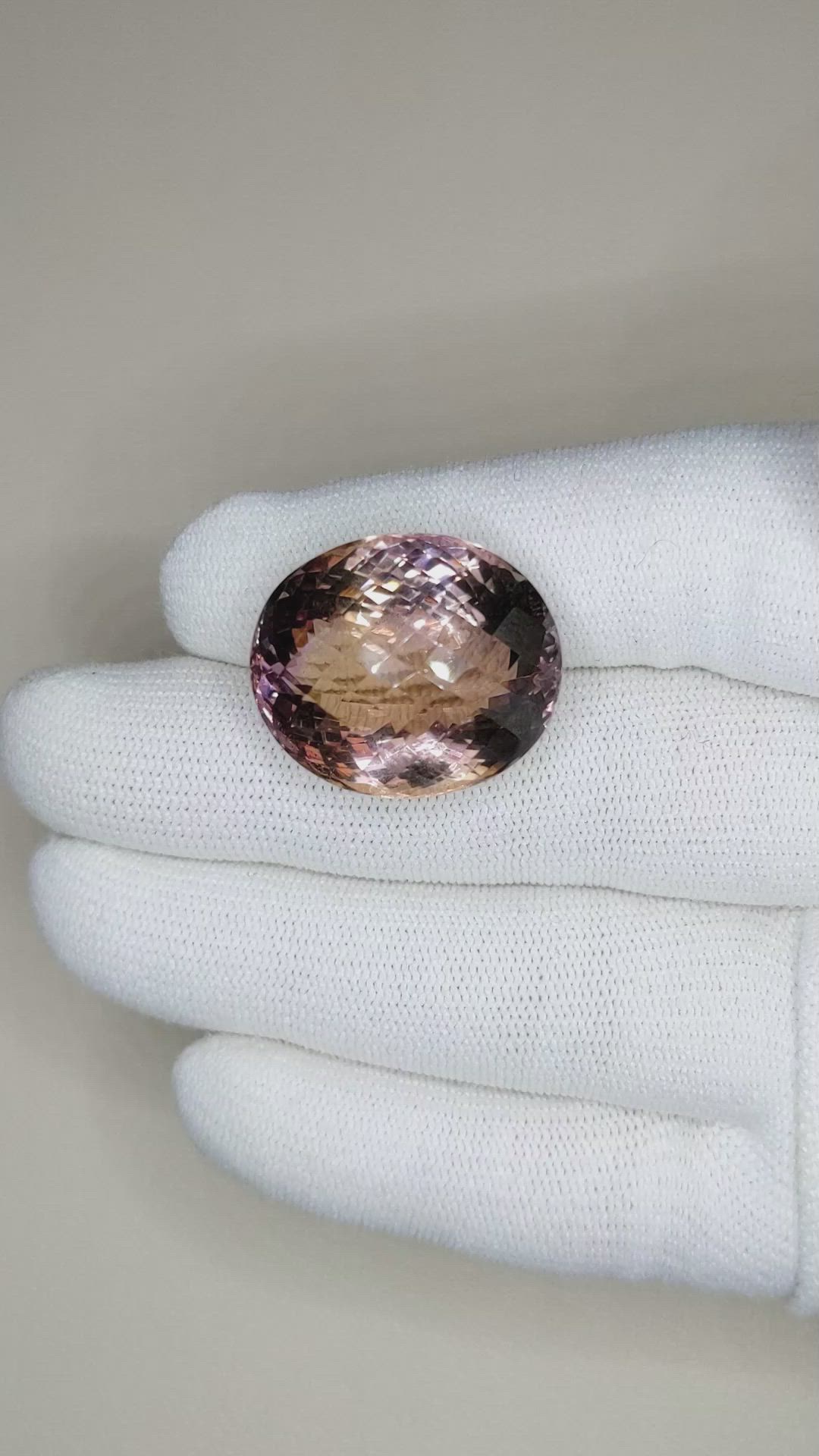 39.20 Ct. Ametrine from Brazil Size Video
