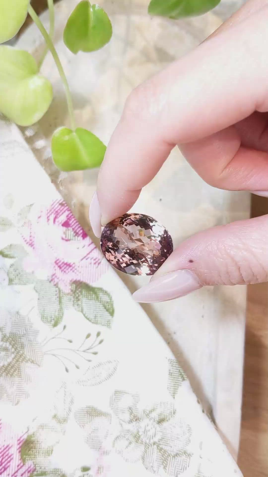 39.20 Ct. Ametrine from Brazil Size Video