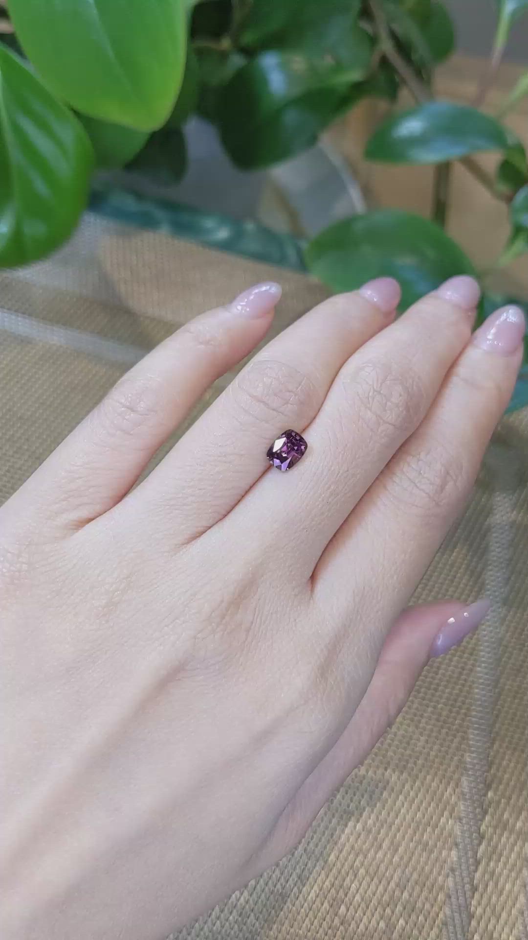 1.19 Ct. Spinel from Burma (Myanmar) Size Video