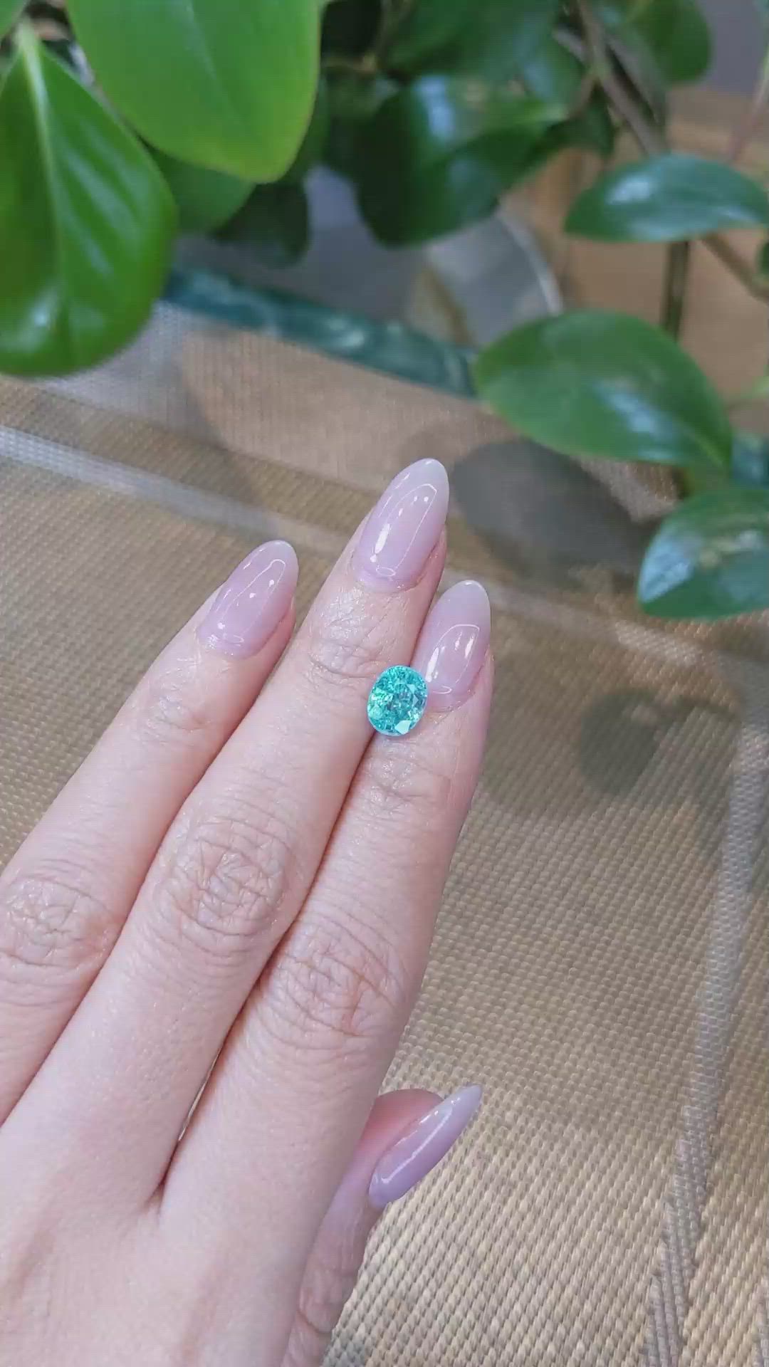 2.94 Ct. Zircon from Cambodia Size Video