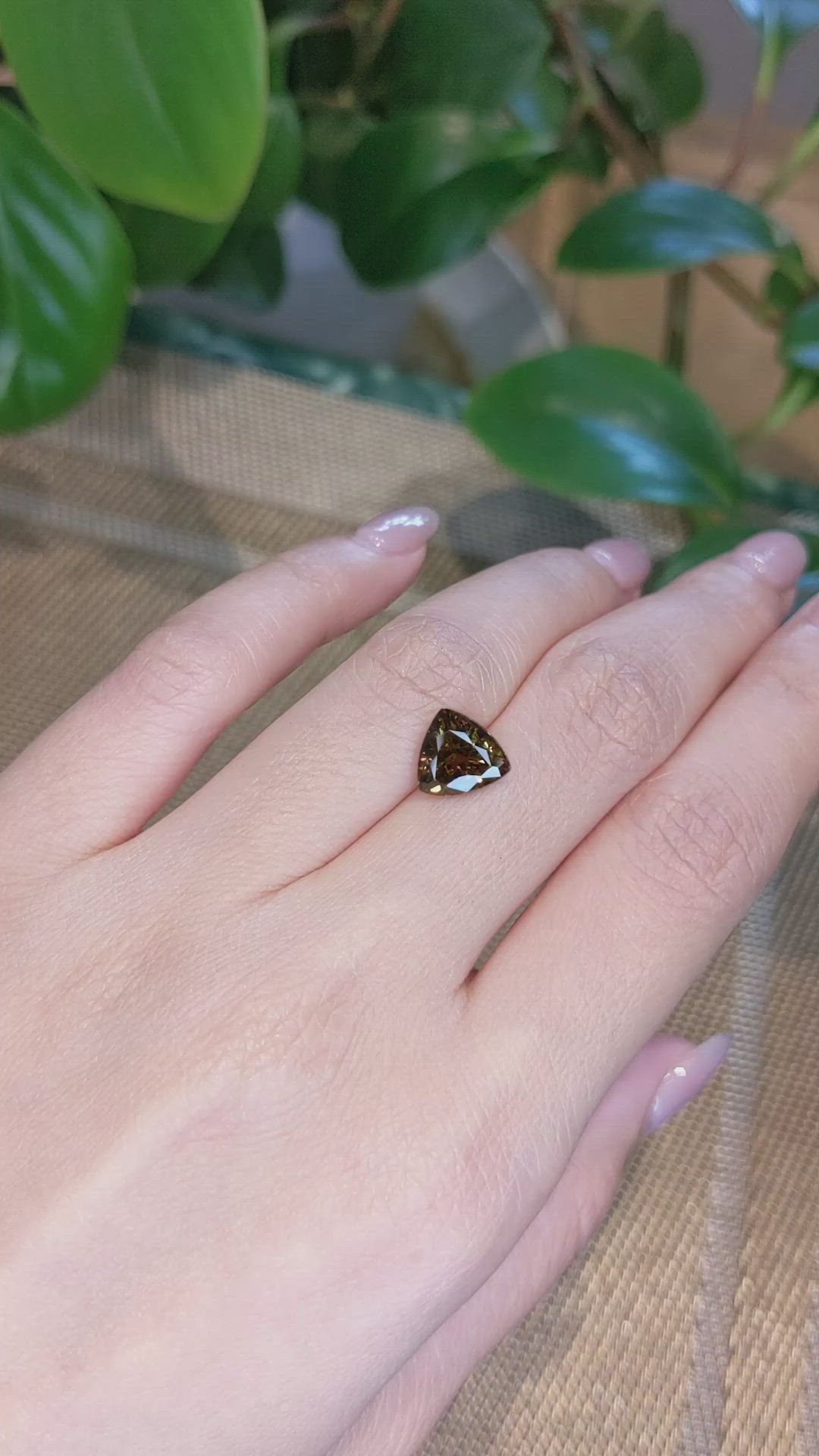 3.17 Ct. Sphene (Titanite) from Madagascar Size Video