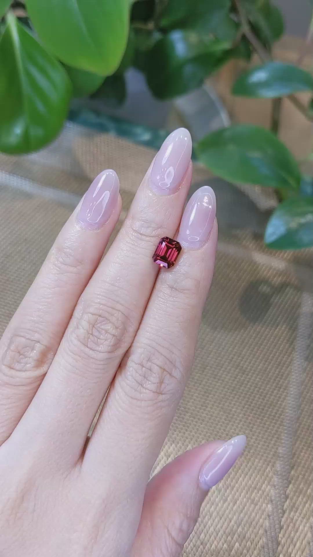 1.95 Ct. Malaya Garnet from Tanzania Size Video