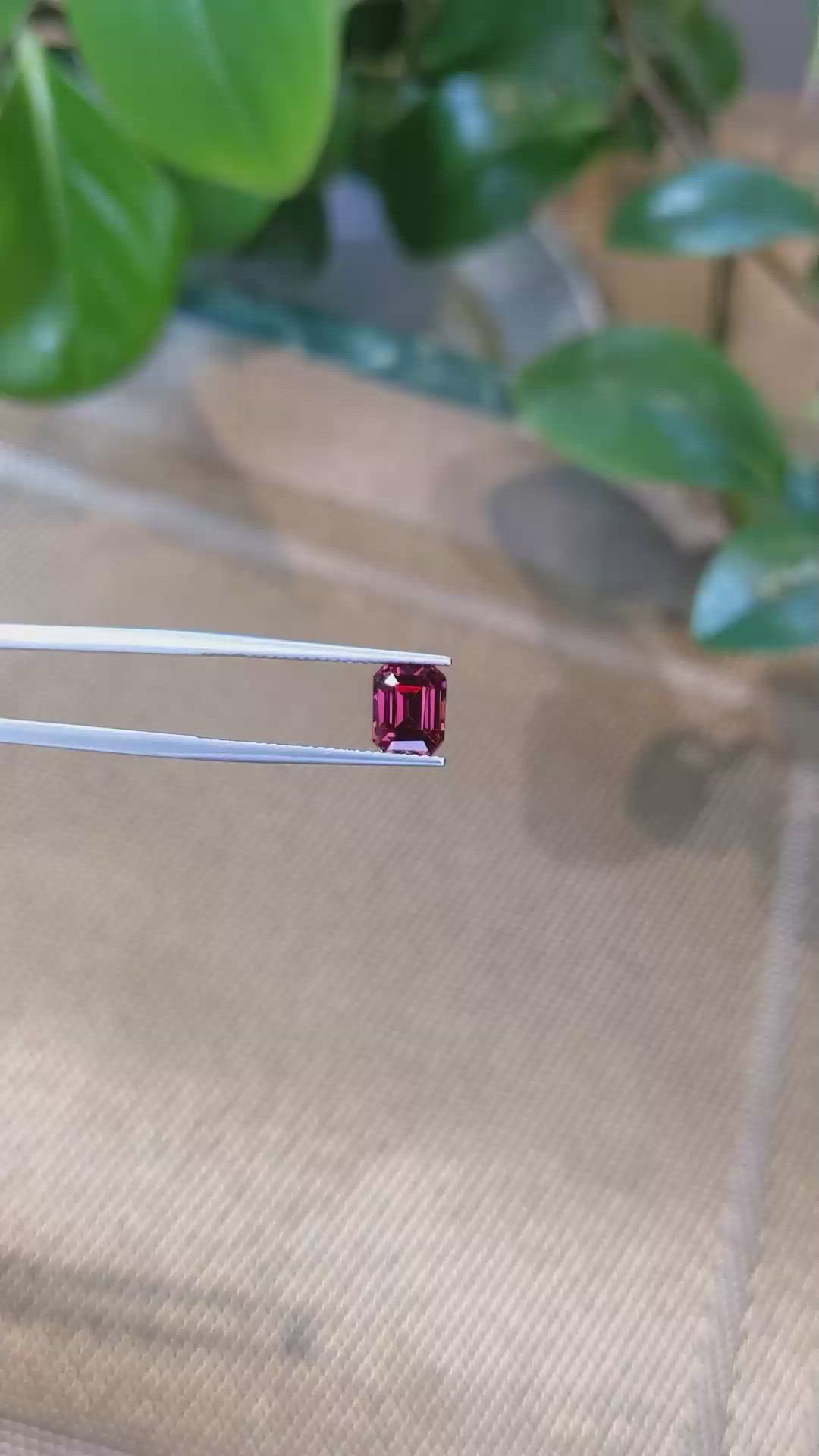 1.95 Ct. Malaya Garnet from Tanzania Size Video