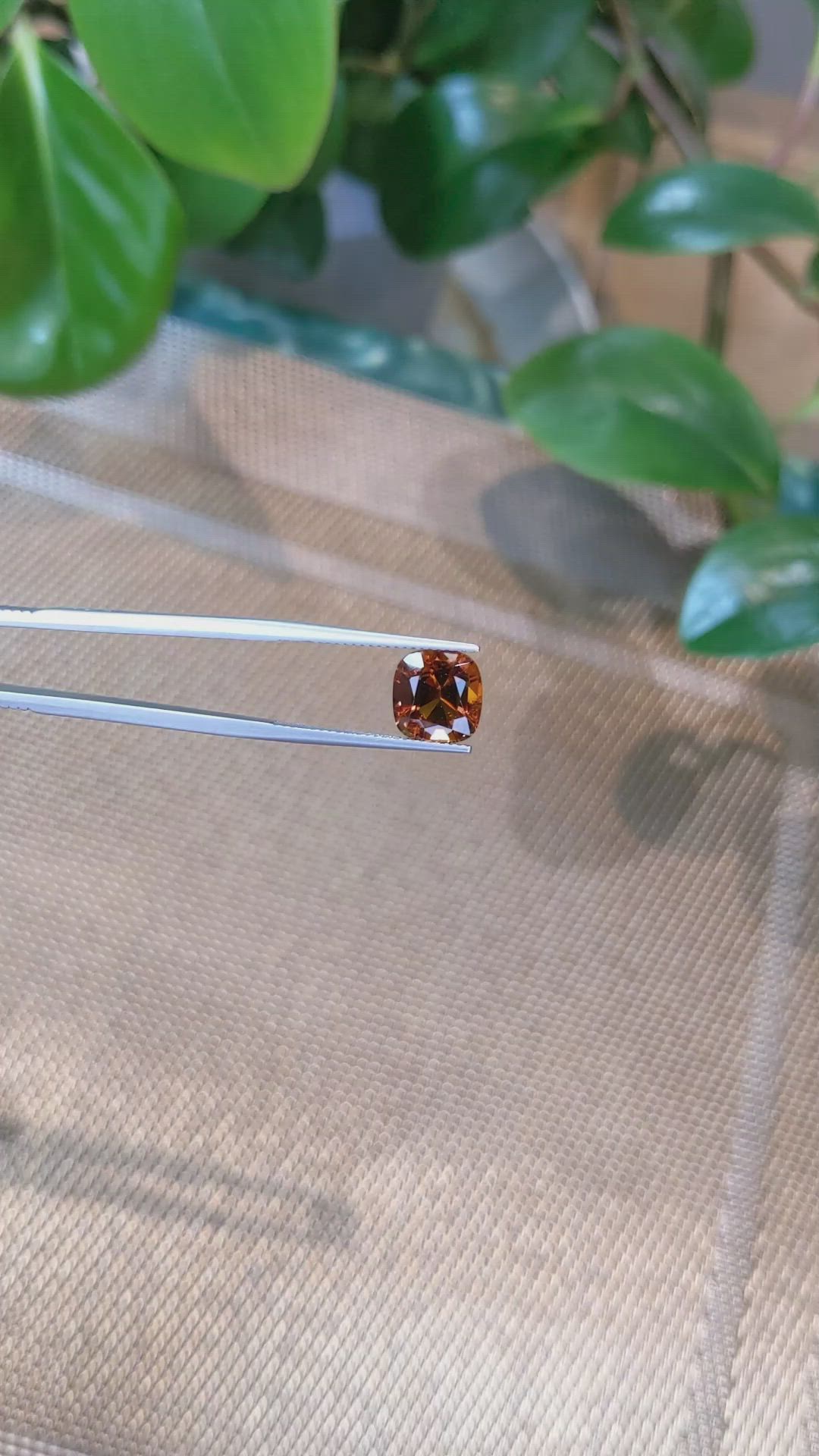 3.89 Ct. Citrine from Brazil Size Video