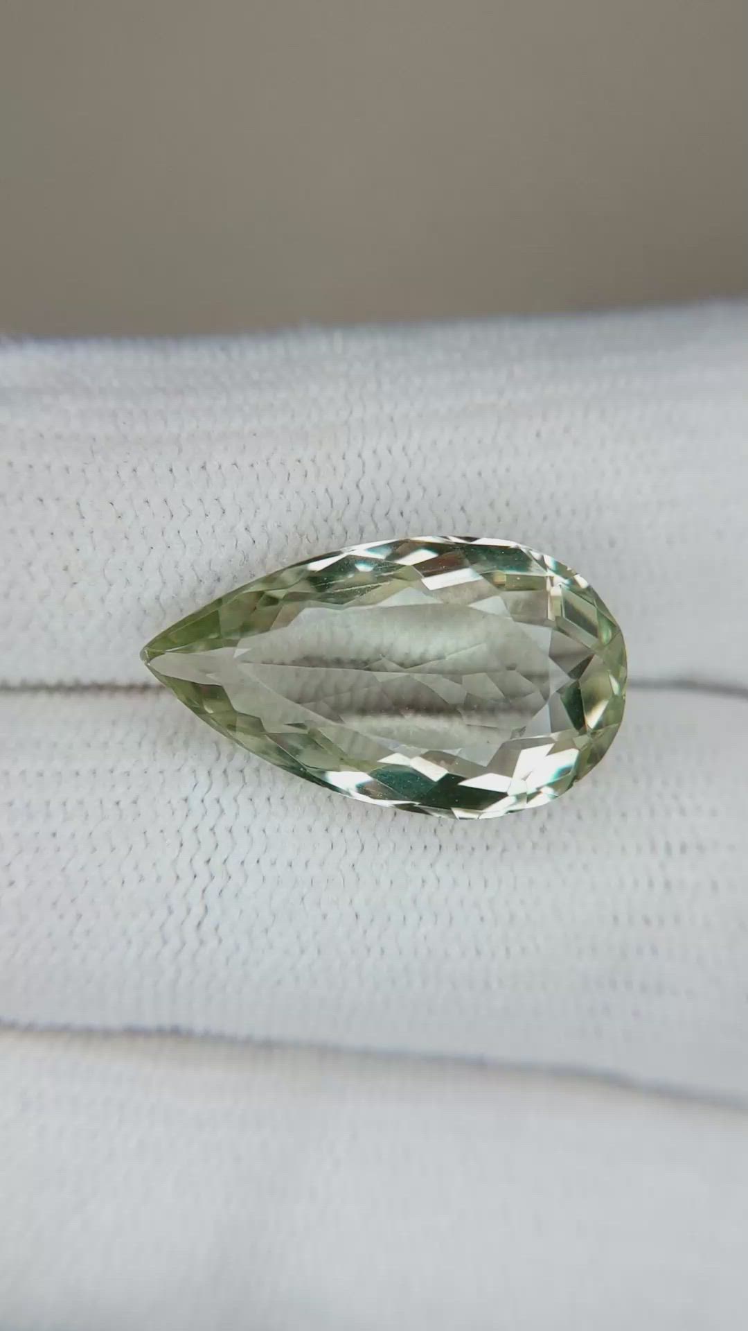 8.09 Ct. Prasiolite from Brazil Size Video