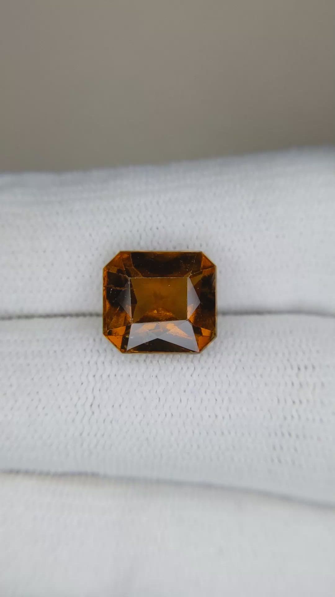 5.25 Ct. Hessonite Garnet from Madagascar Size Video