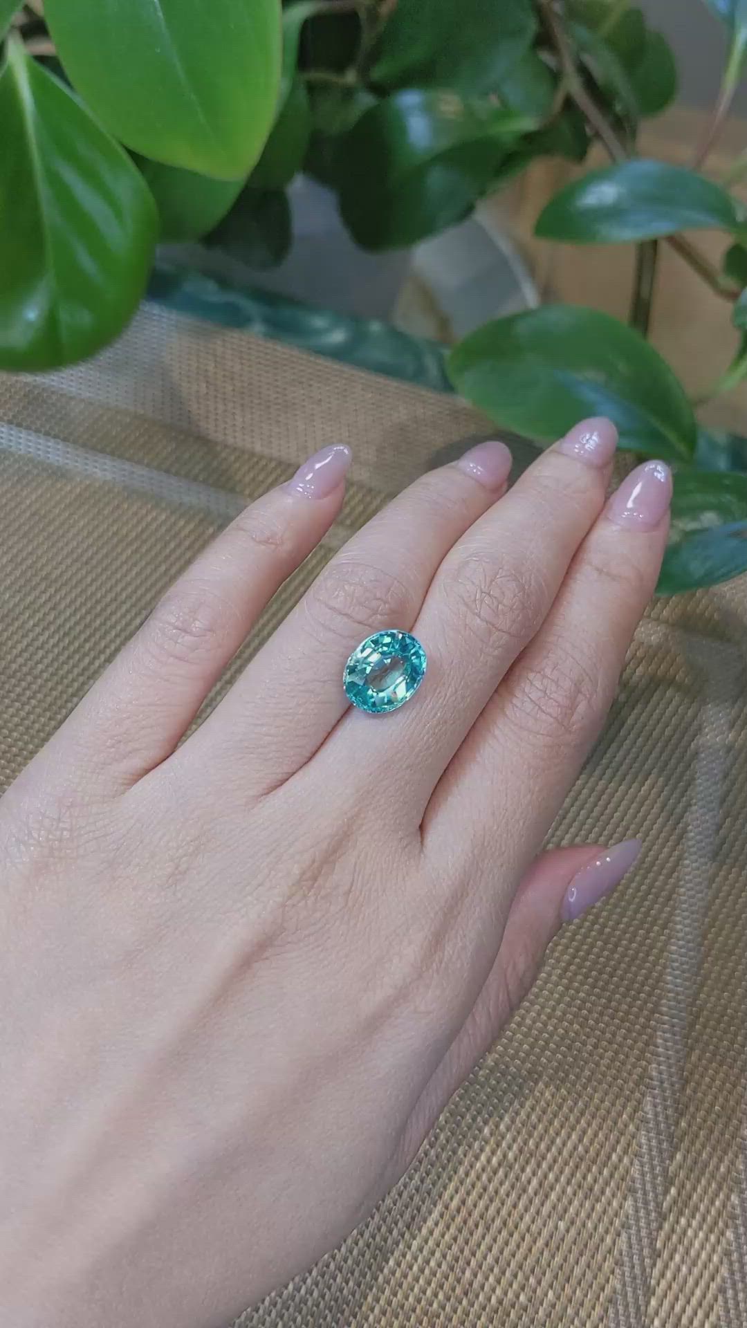 8.05 Ct. Zircon from Cambodia Size Video