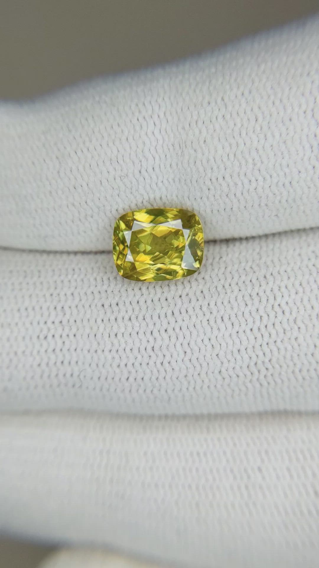 2.42 Ct. Sphene (Titanite) from Madagascar Size Video