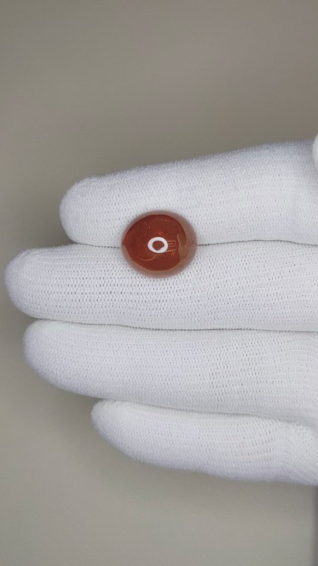 16.01 Ct. Cabochon Spessartite Garnet from Madagascar Size Video