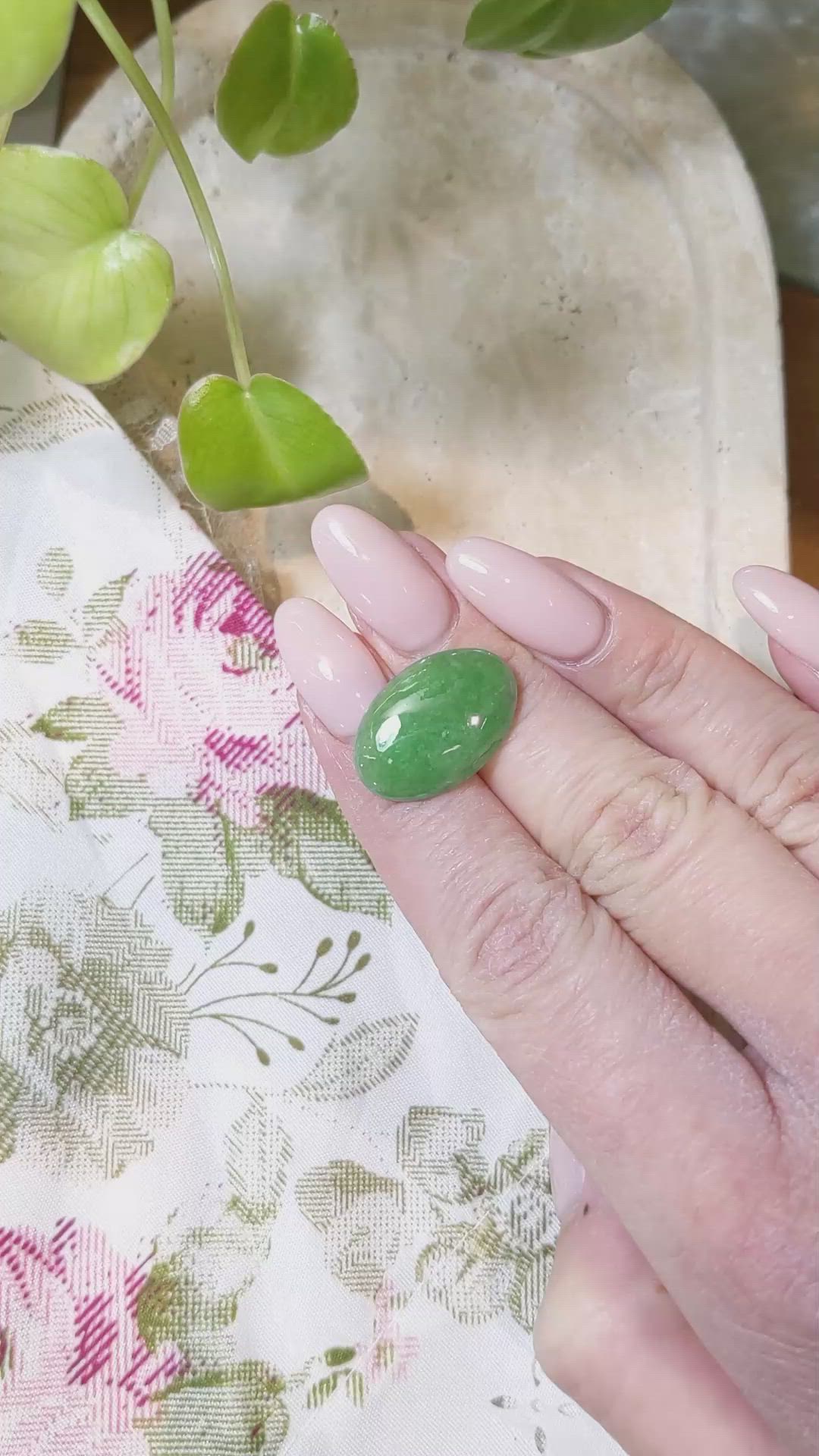 12.08 Ct. Jade from Burma (Myanmar) Size Video