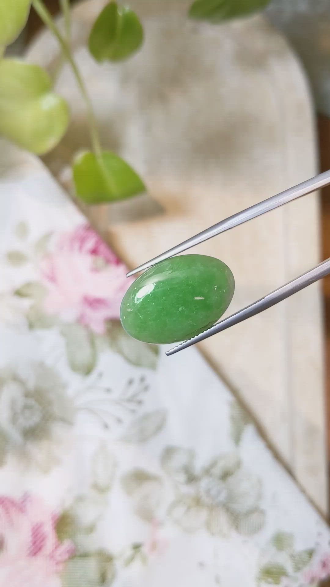 12.08 Ct. Jade from Burma (Myanmar) Size Video