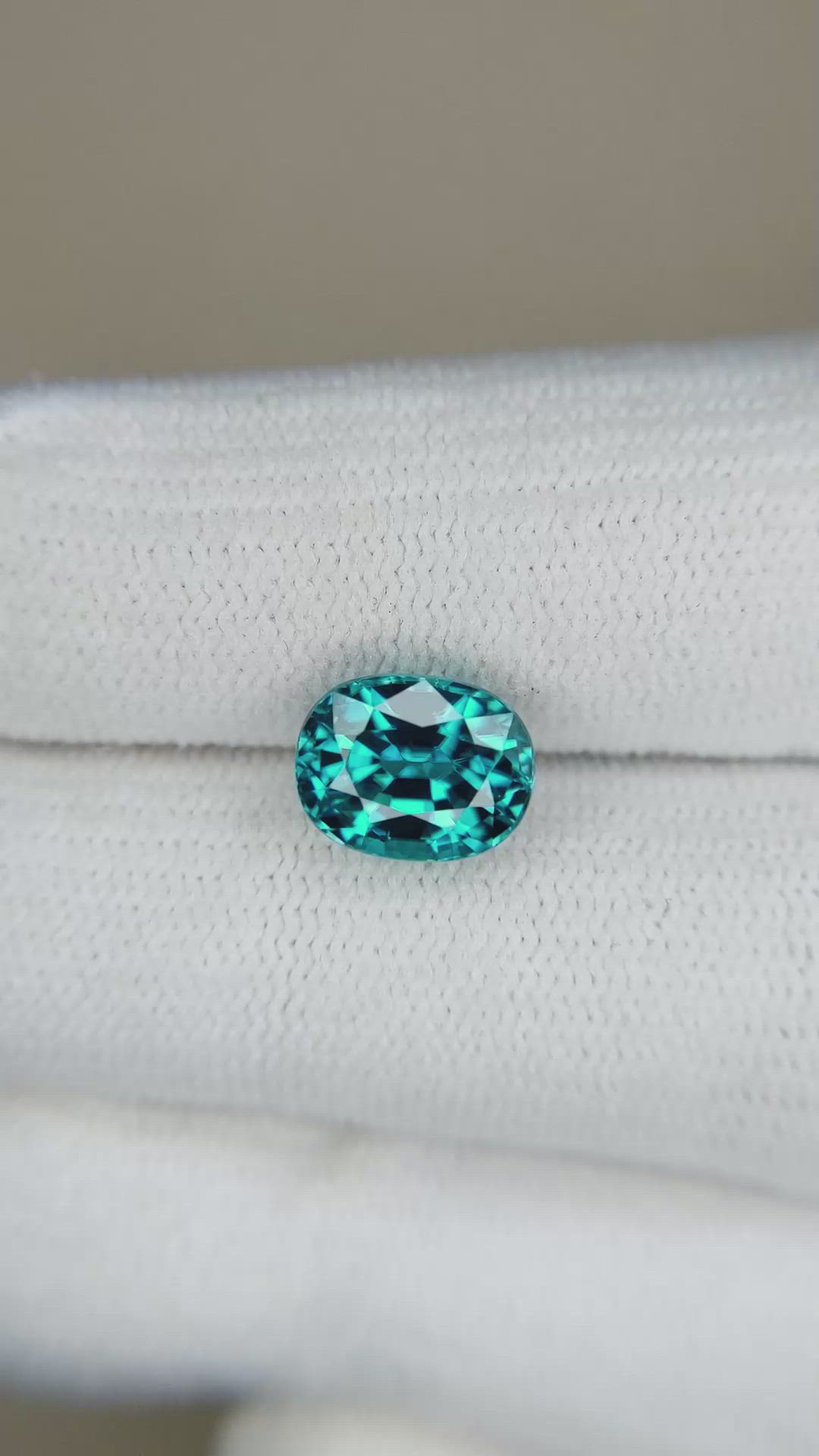 3.55 Ct. Zircon from Cambodia Size Video