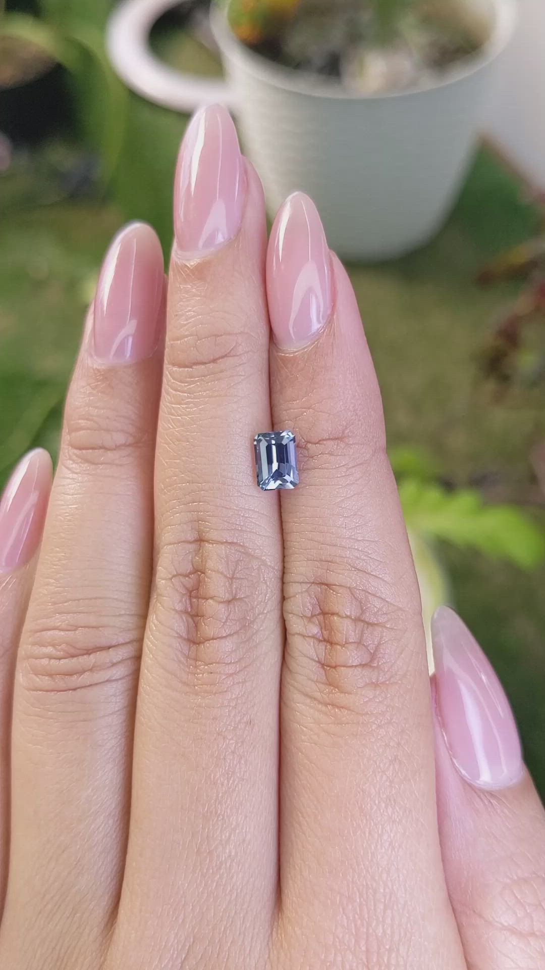 1.04 Ct. Spinel from Ceylon (Sri Lanka) Size Video