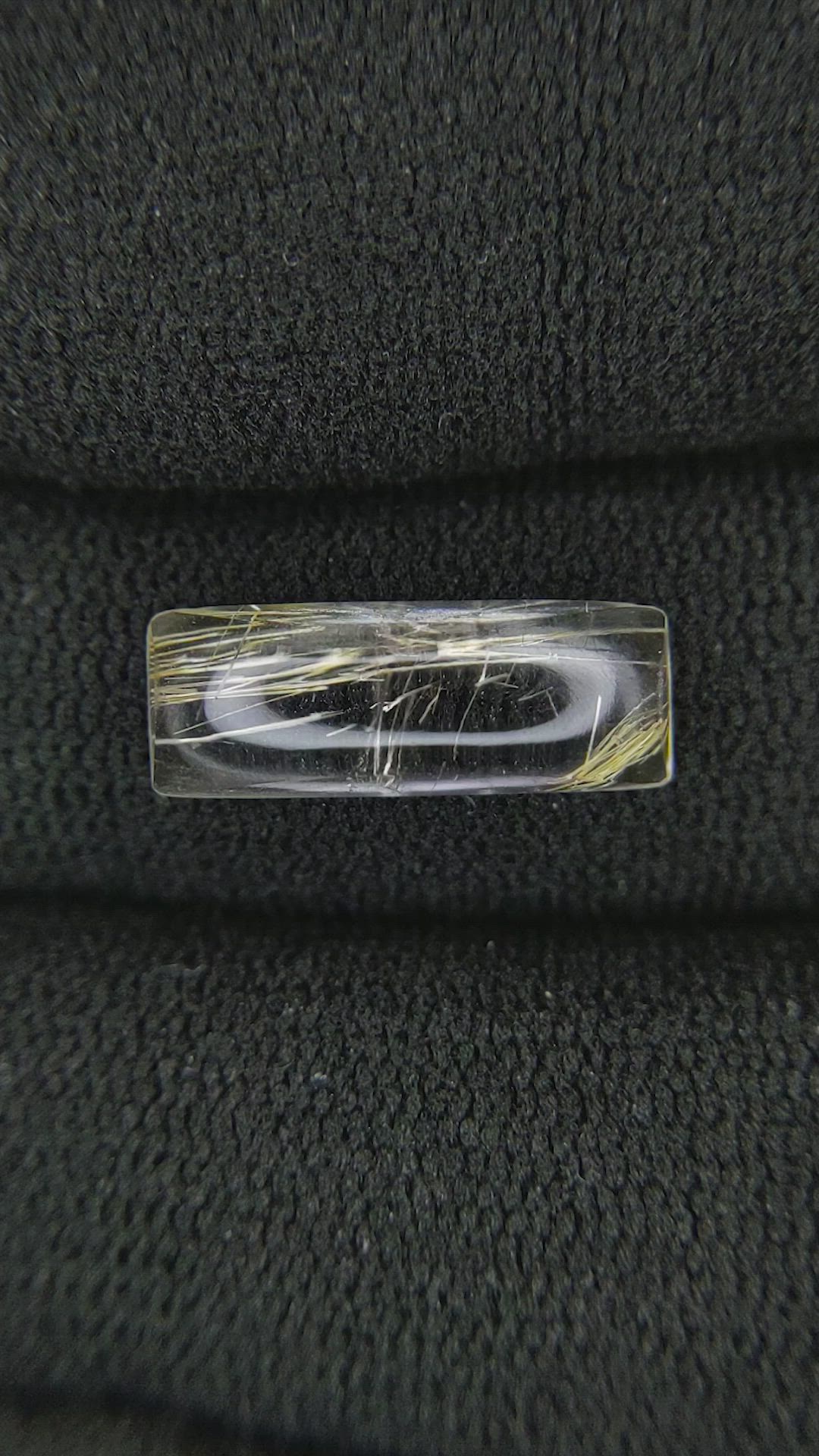 3.19 Ct. Cabochon Rutilated Quartz from Brazil Size Video