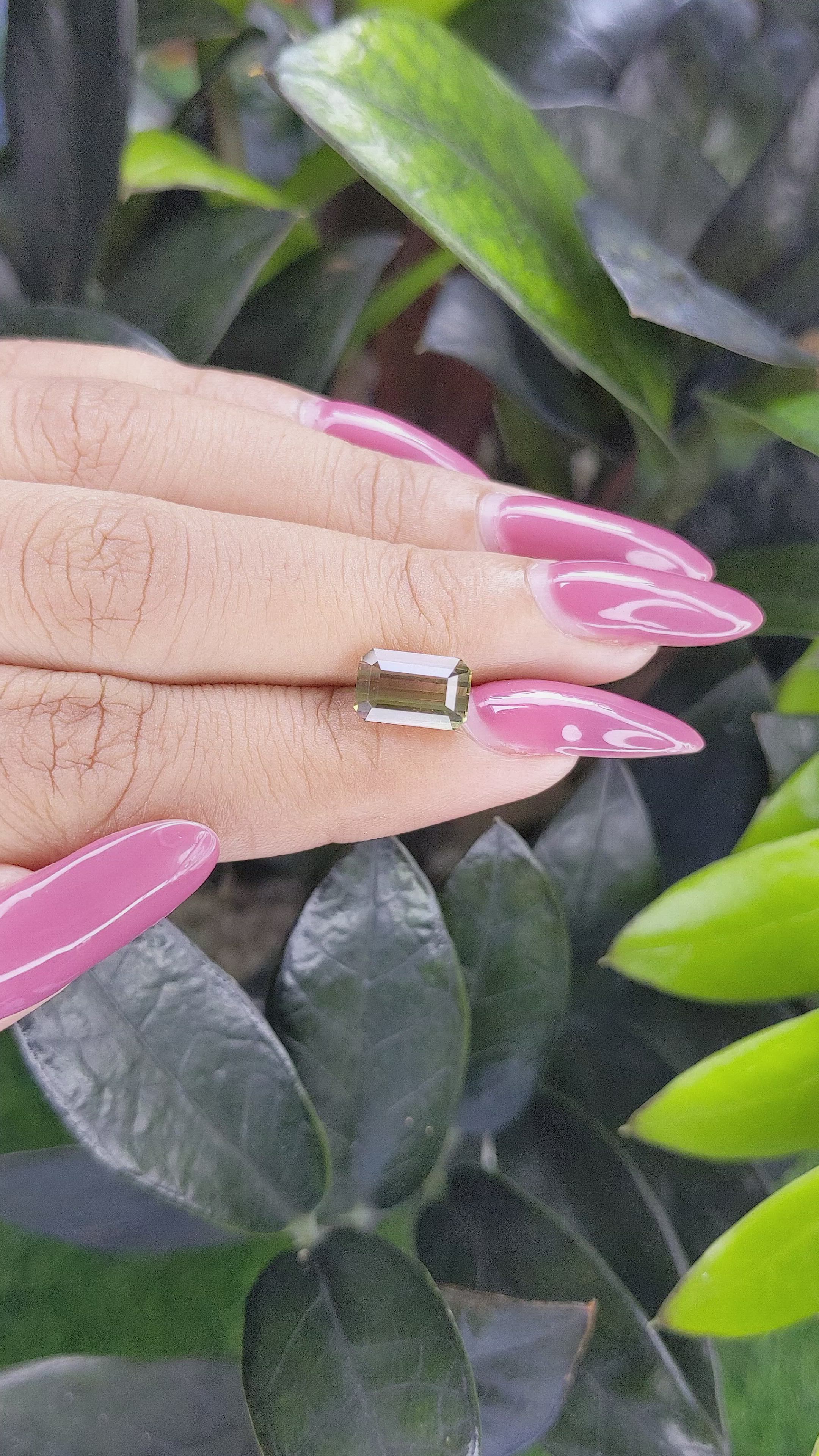 2.32 Ct. Tourmaline from Ceylon (Sri Lanka) Size Video