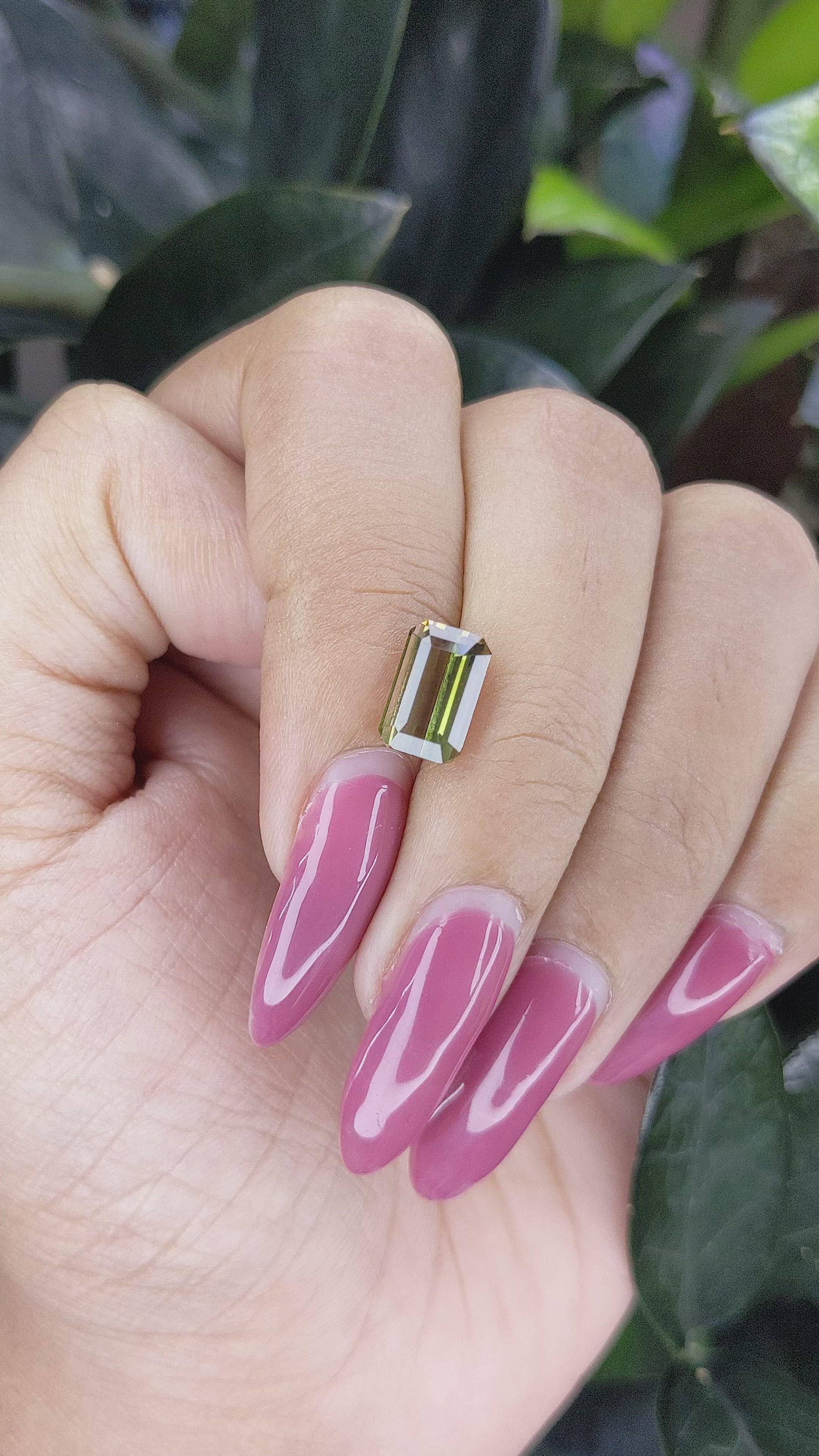 2.32 Ct. Tourmaline from Ceylon (Sri Lanka) Size Video