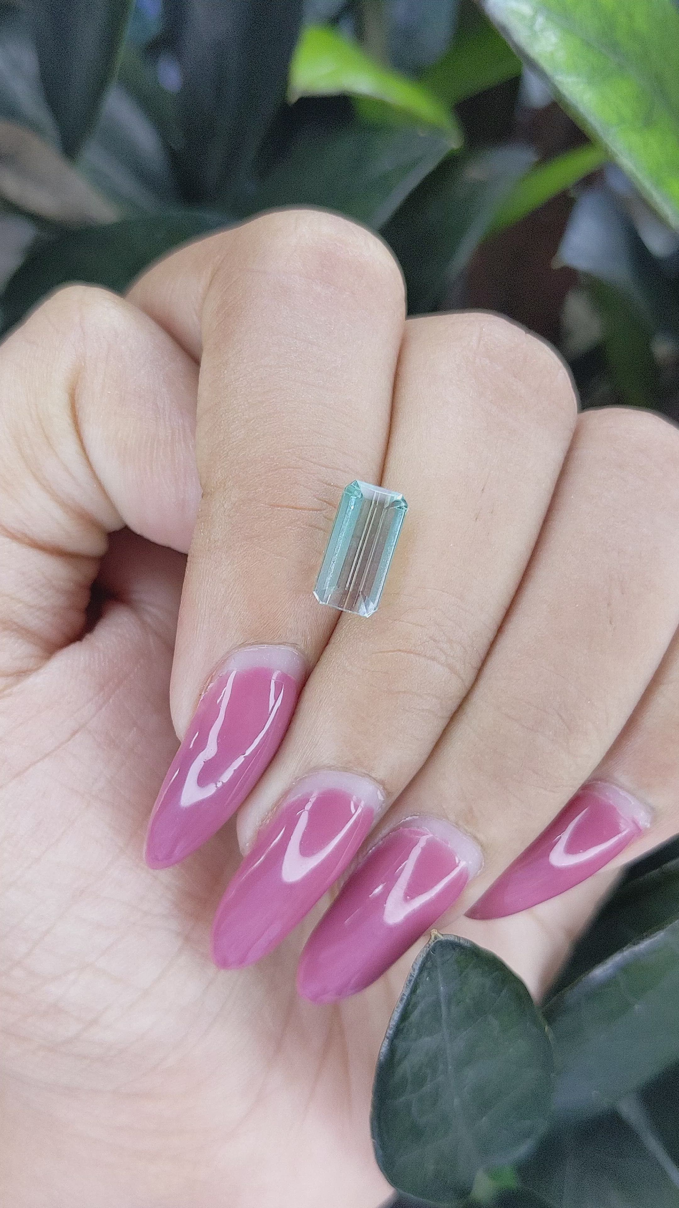 2.33 Ct. Tourmaline from Ceylon (Sri Lanka) Size Video