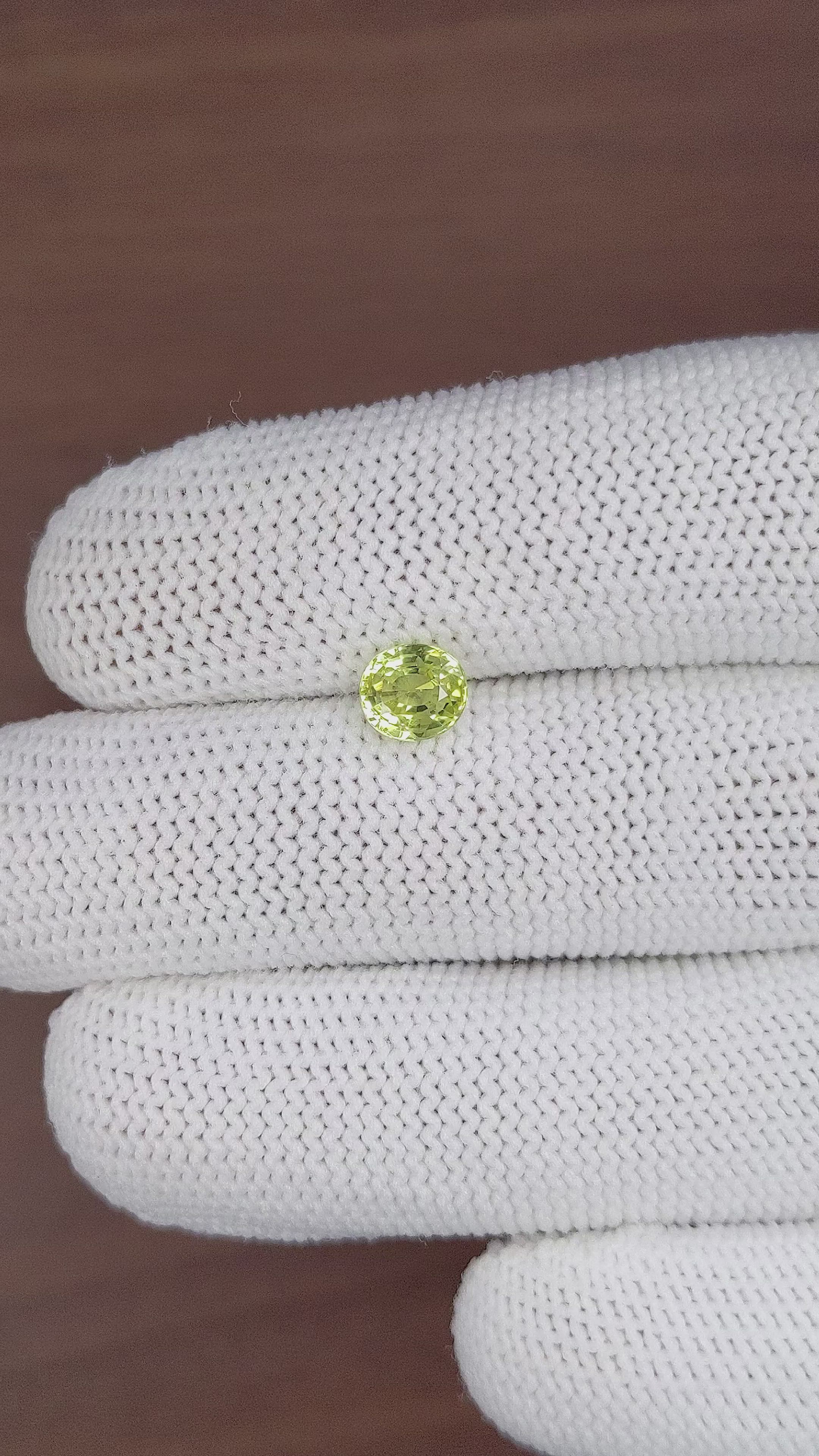1.18 Ct. Chrysoberyl from Ceylon (Sri Lanka) Size Video