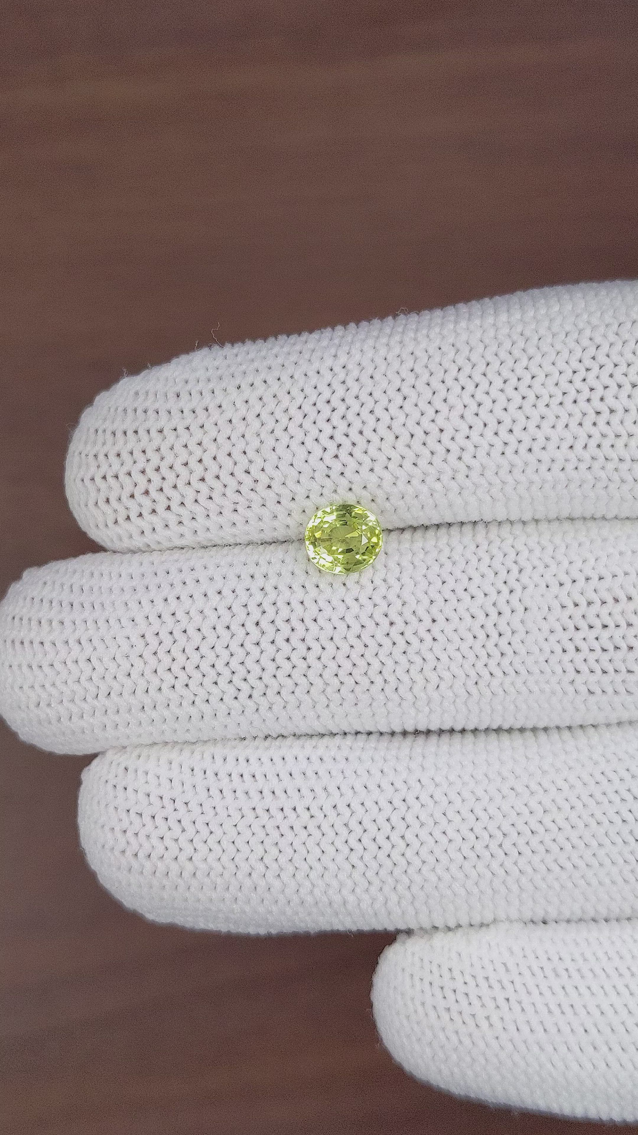 1.18 Ct. Chrysoberyl from Ceylon (Sri Lanka) Size Video