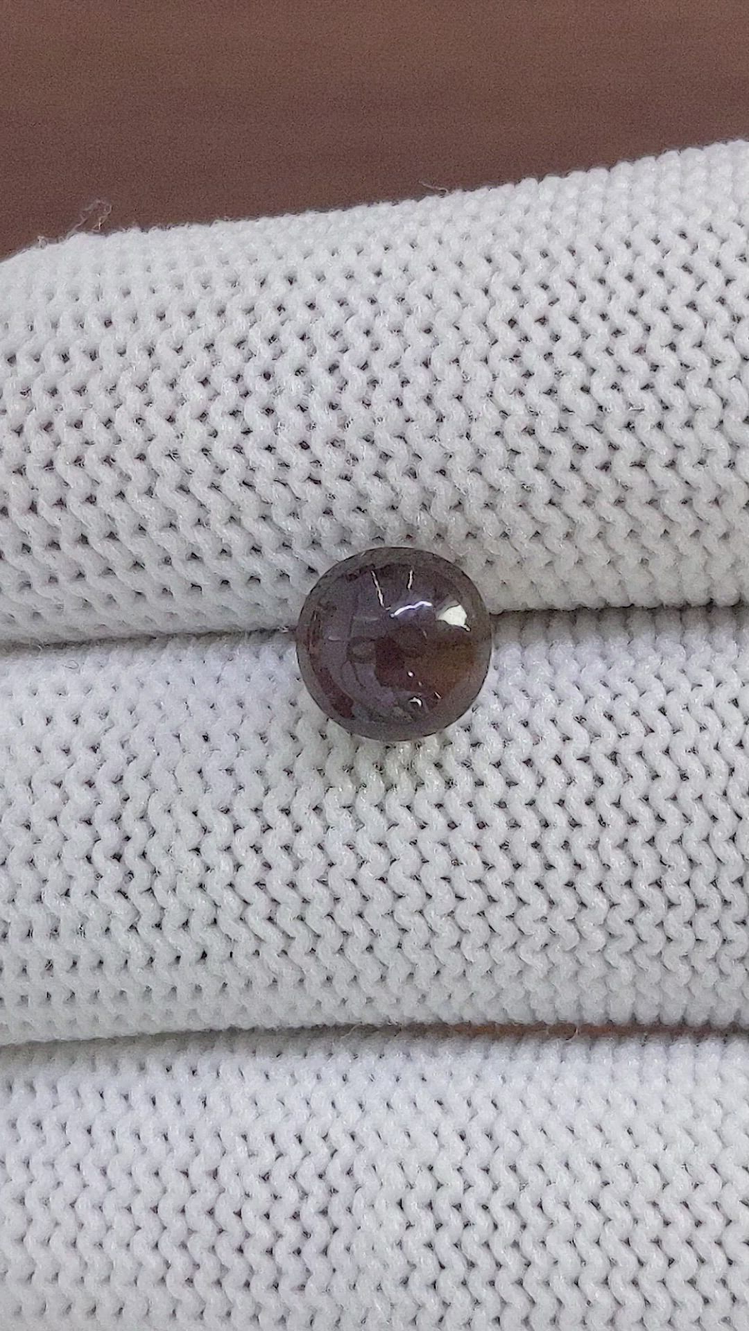 2.55 Ct. Cabochon Chrysoberyl from Ceylon (Sri Lanka) Size Video