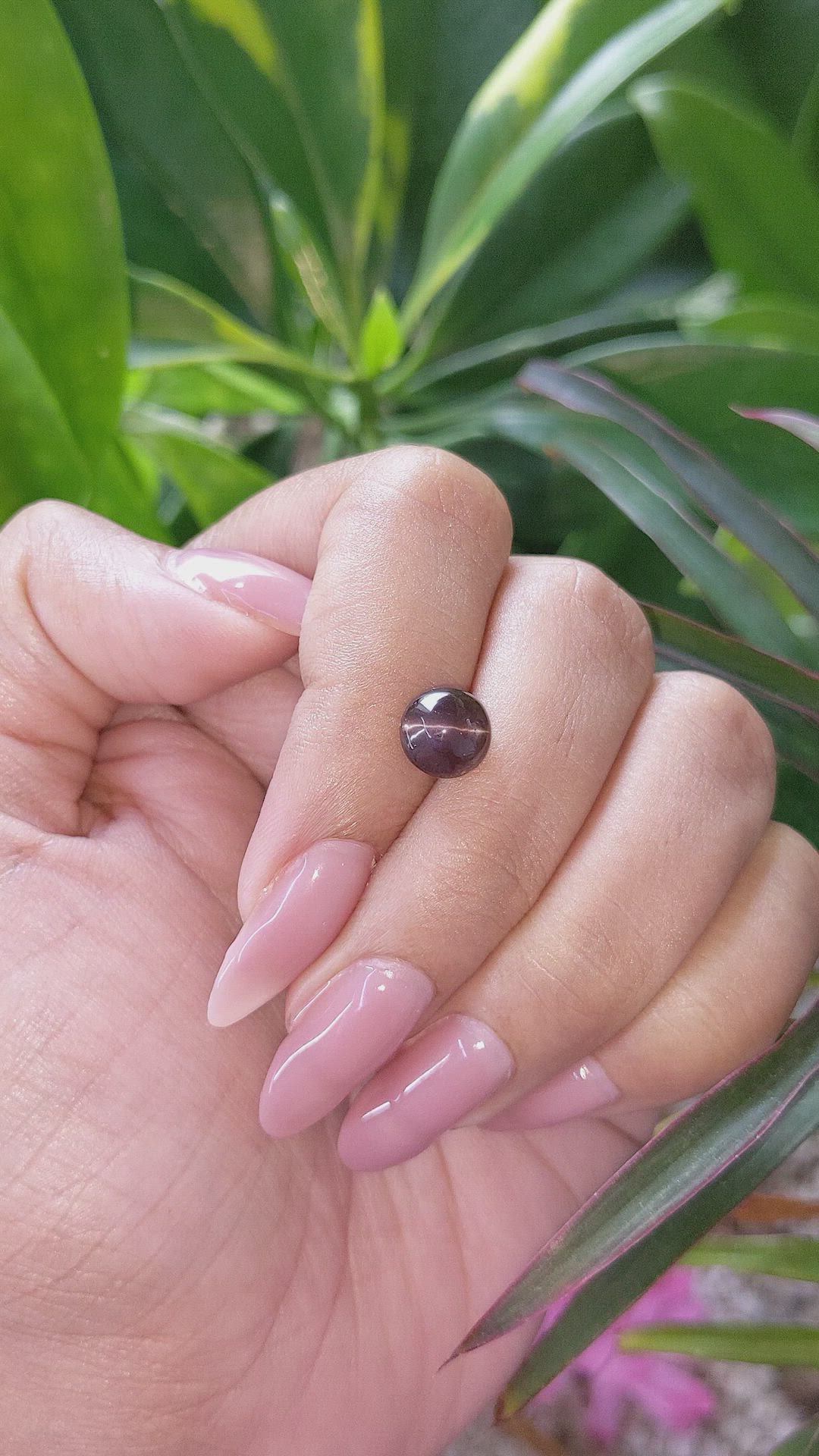 2.55 Ct. Cabochon Chrysoberyl from Ceylon (Sri Lanka) Size Video