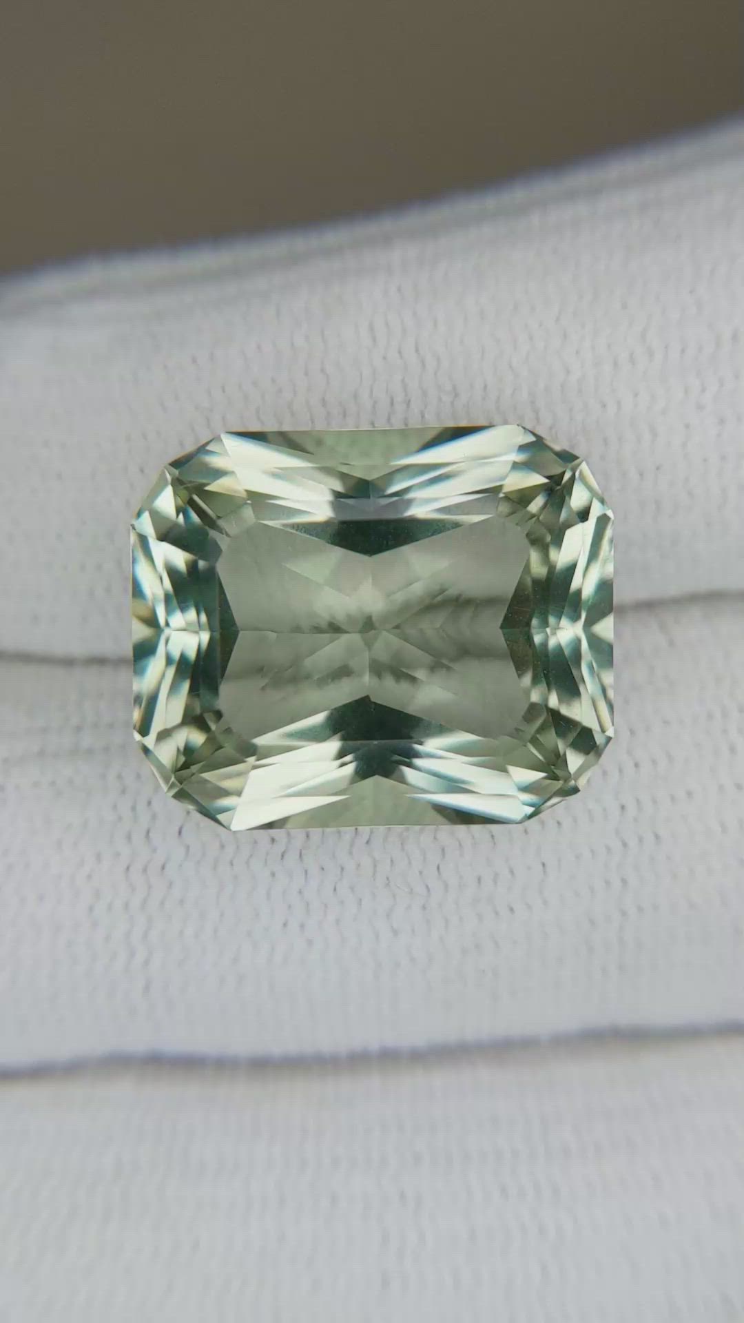 18.83 Ct. Prasiolite from Brazil Size Video