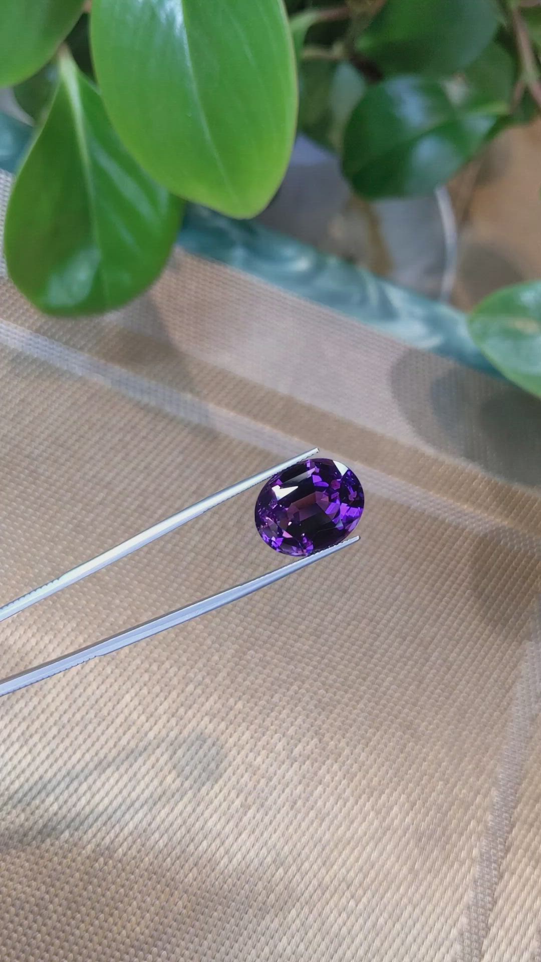 14.27 Ct. Amethyst from Bolivia Size Video