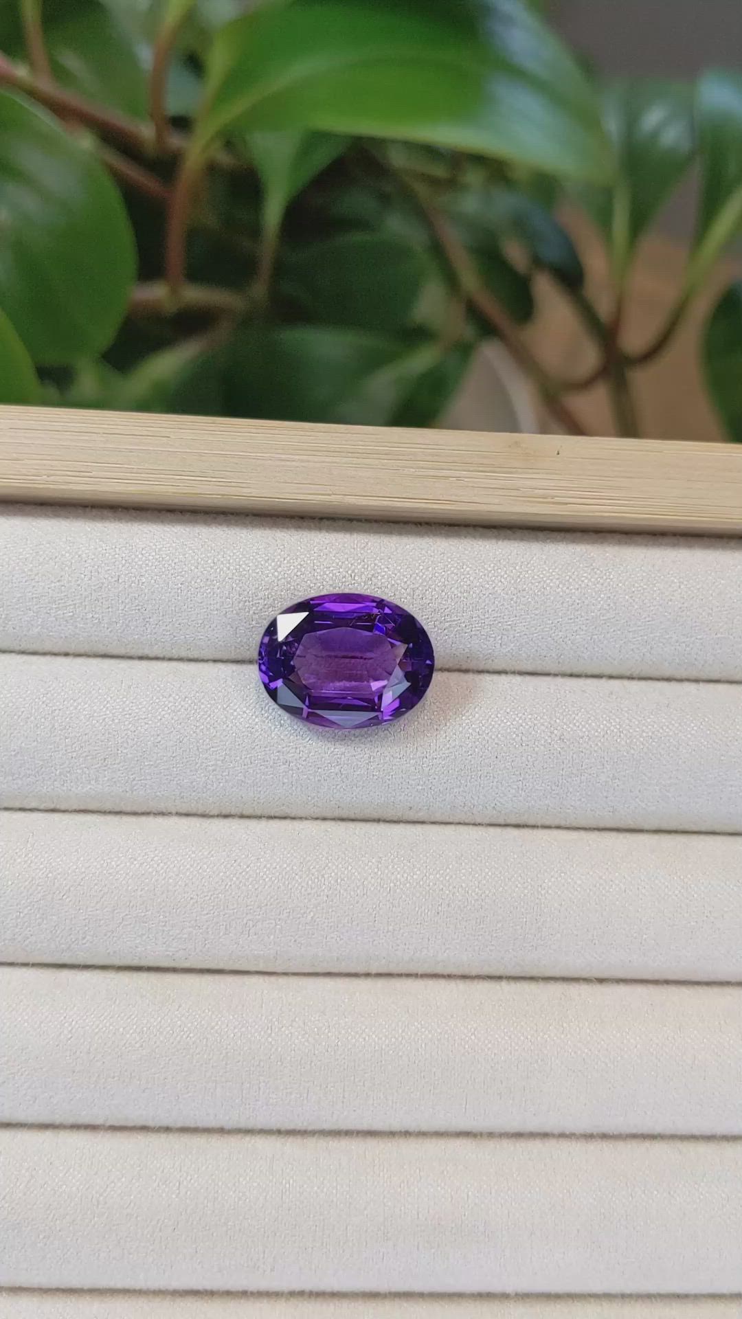 11.57 Ct. Amethyst from Bolivia Size Video