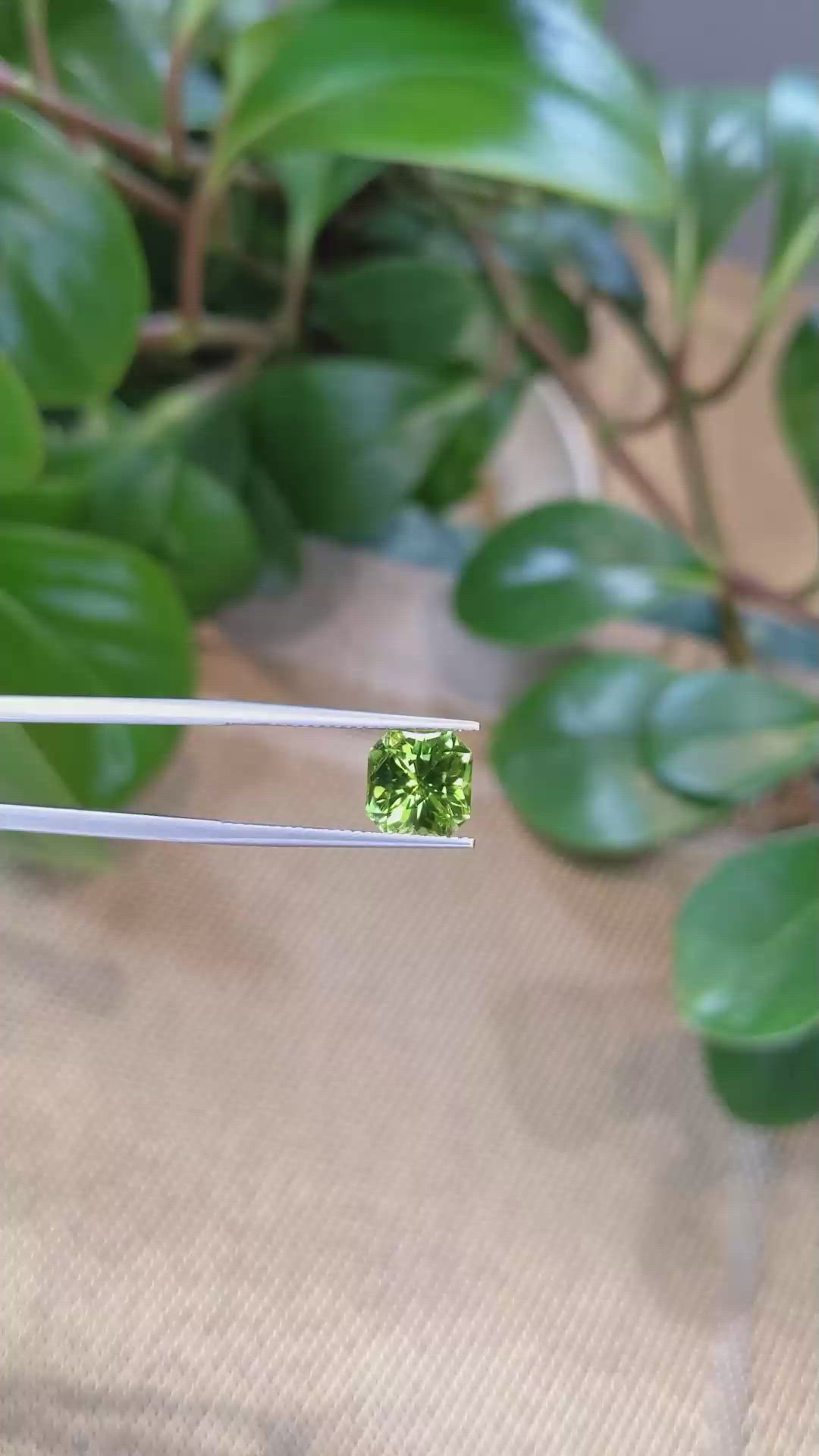 3.28 Ct. Peridot from Afghanistan Size Video