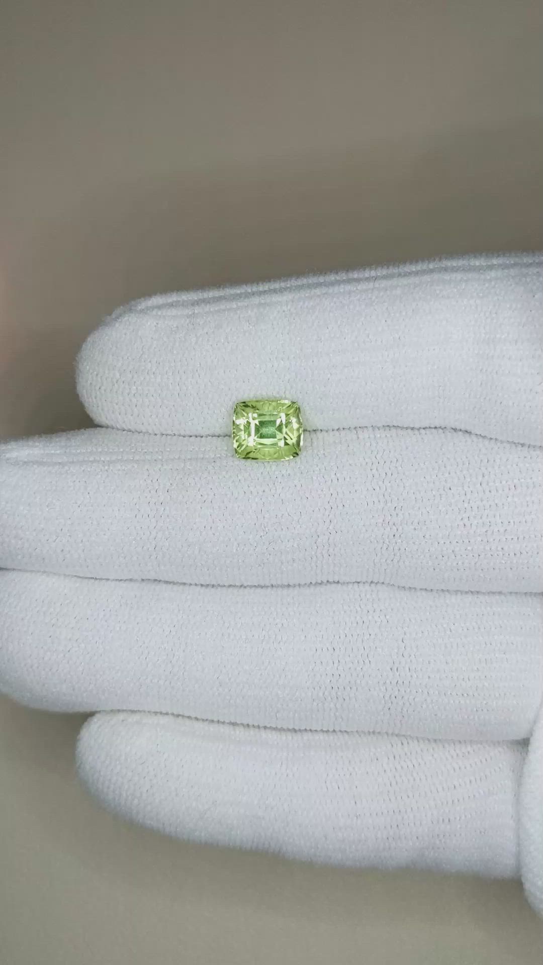 2.34 Ct. Peridot from Afghanistan Size Video