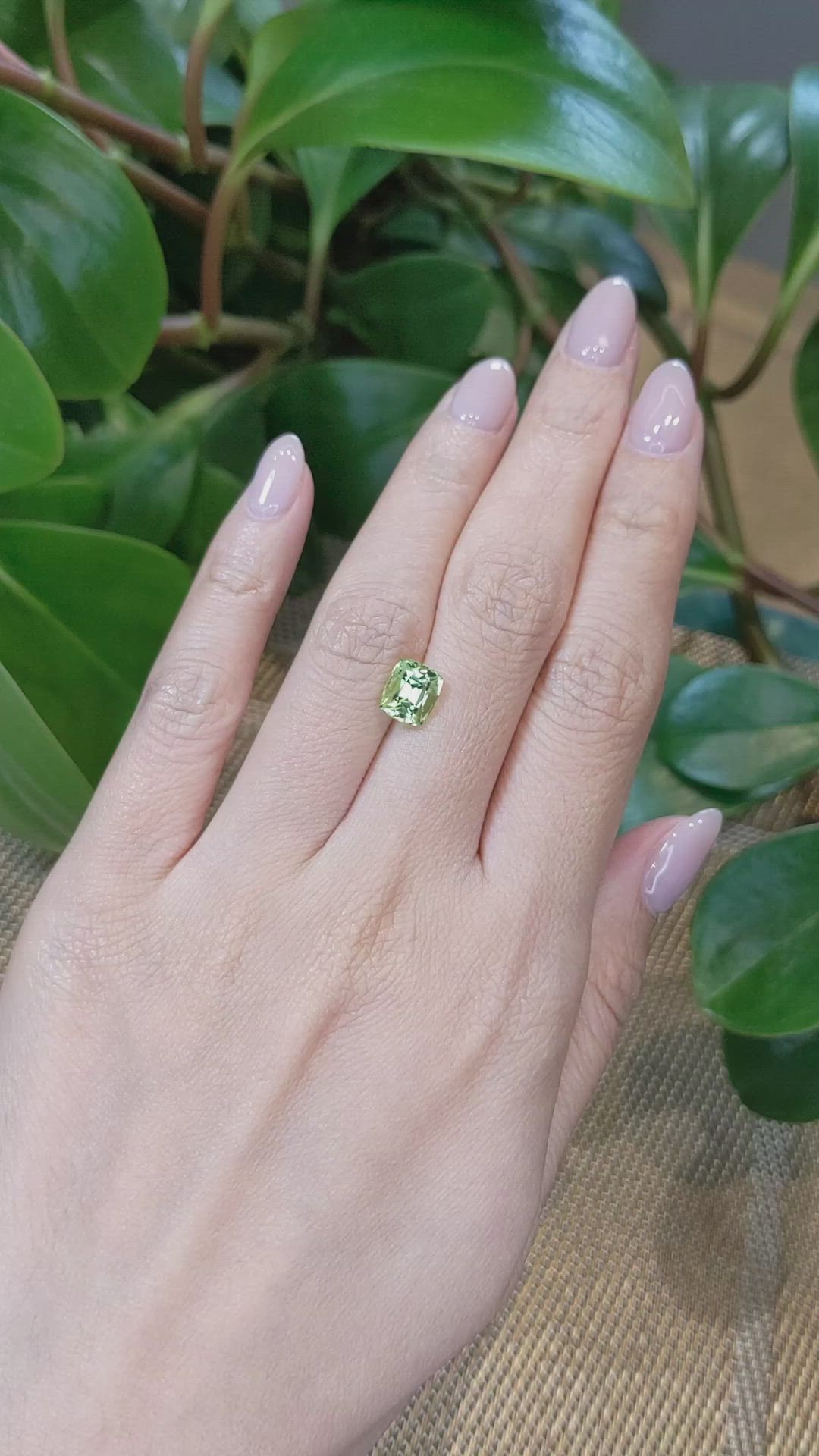 2.34 Ct. Peridot from Afghanistan Size Video