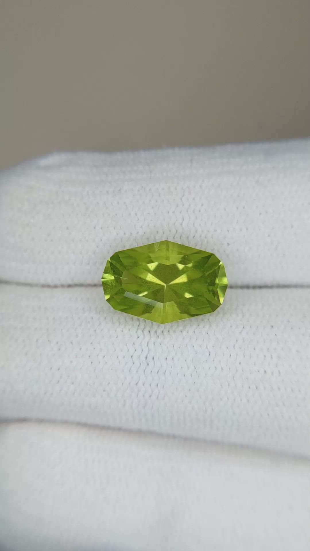 3.68 Ct. Peridot from Afghanistan Size Video