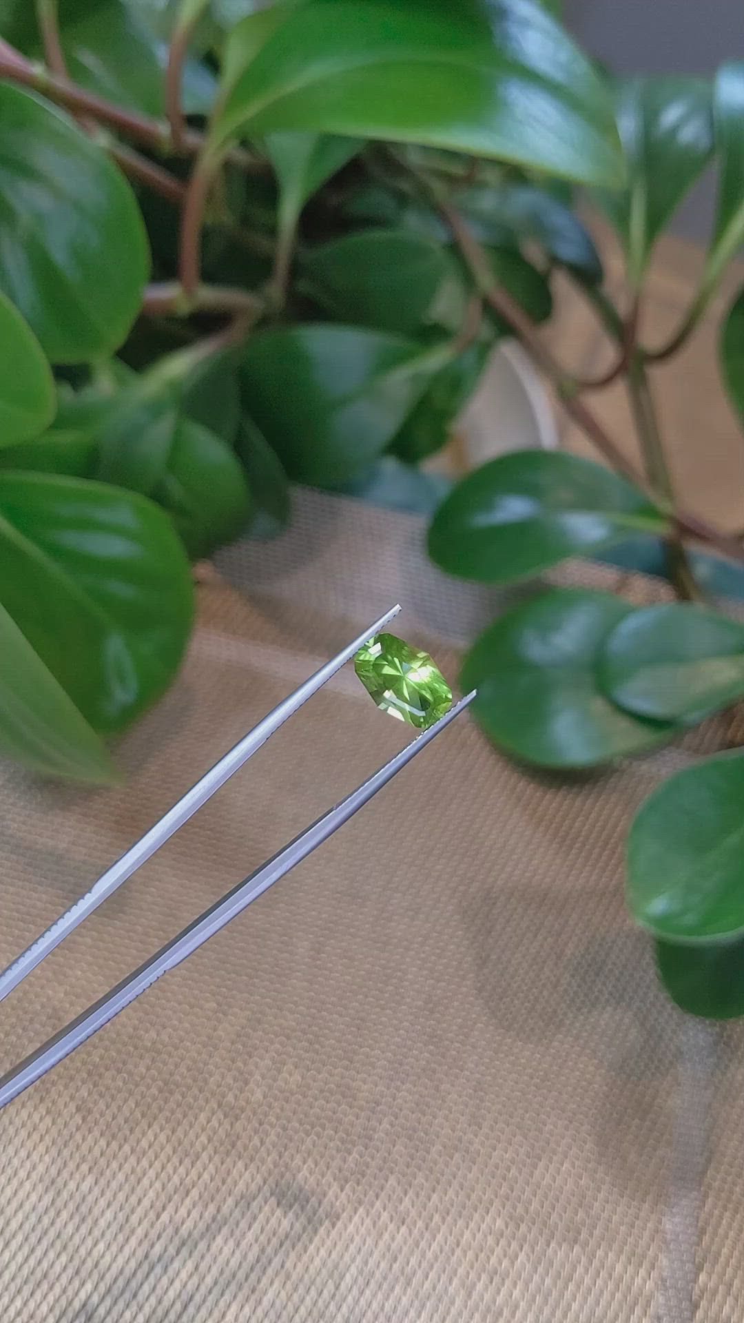 3.68 Ct. Peridot from Afghanistan Size Video