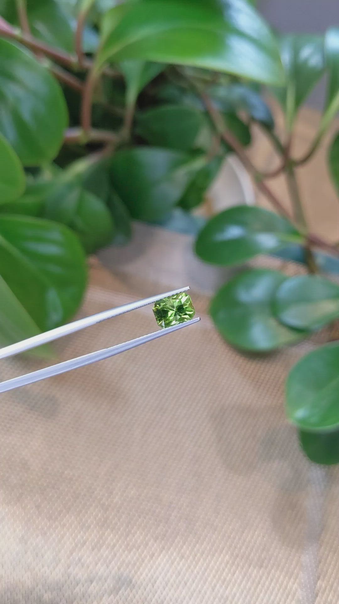2.22 Ct. Peridot from Afghanistan Size Video