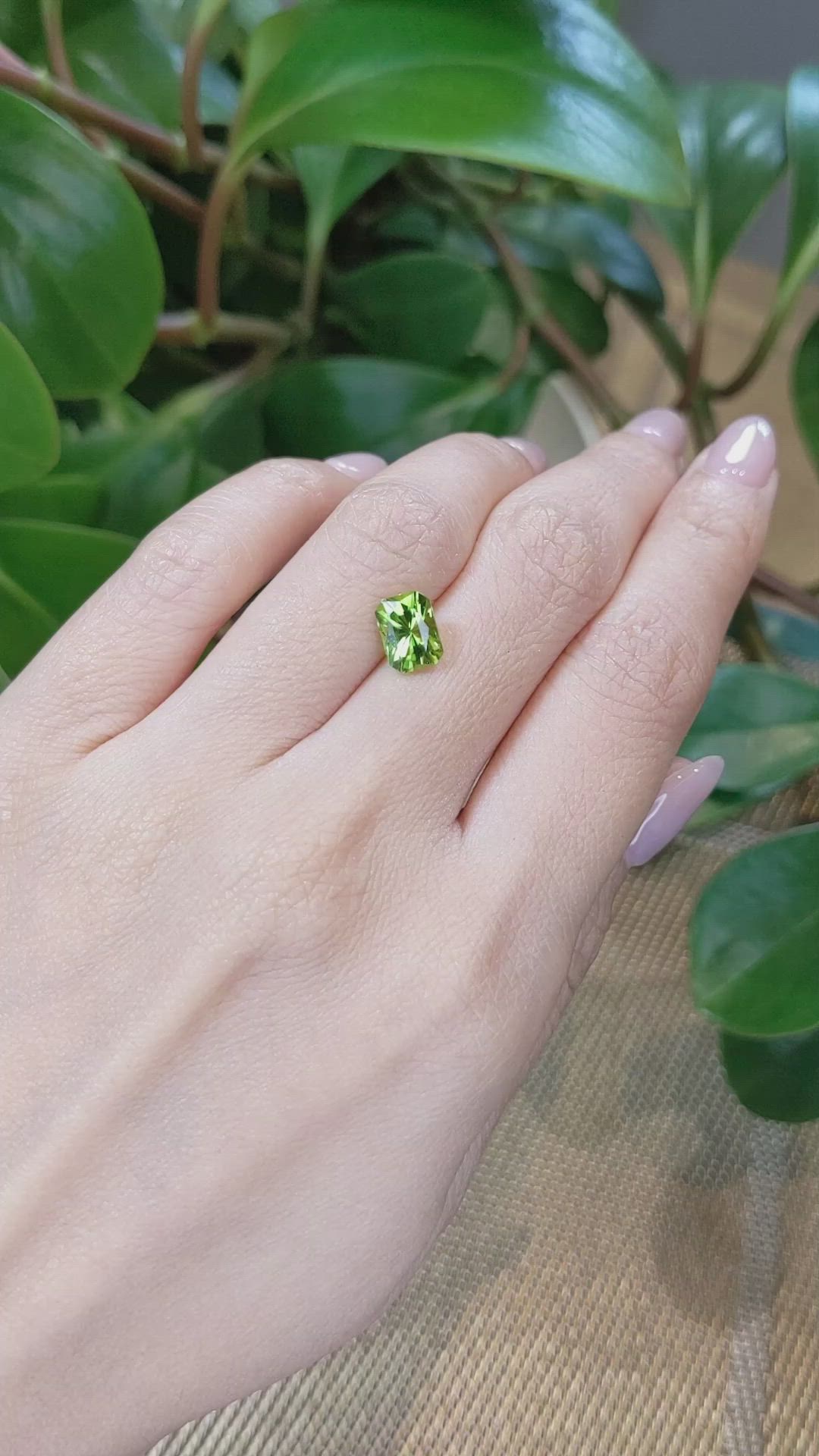2.22 Ct. Peridot from Afghanistan Size Video