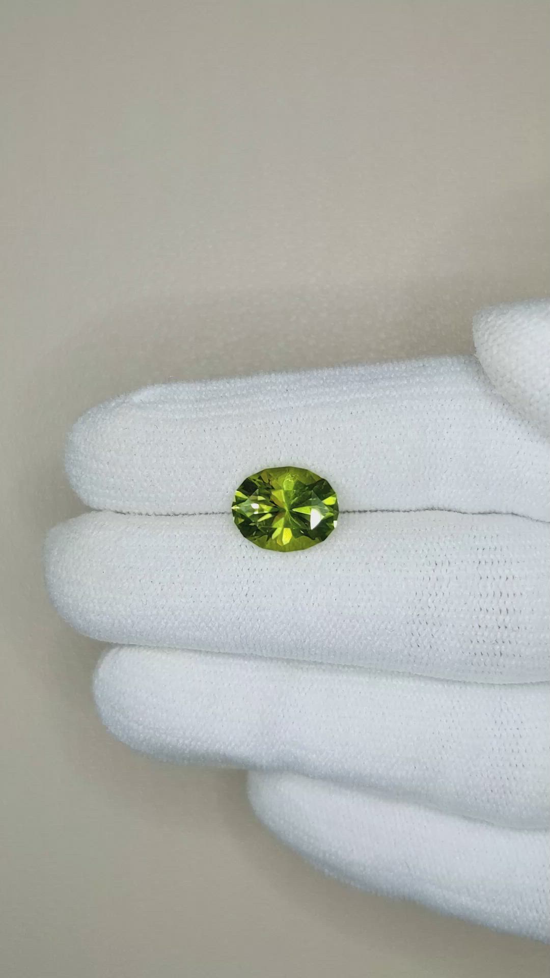 3.06 Ct. Peridot from Afghanistan Size Video