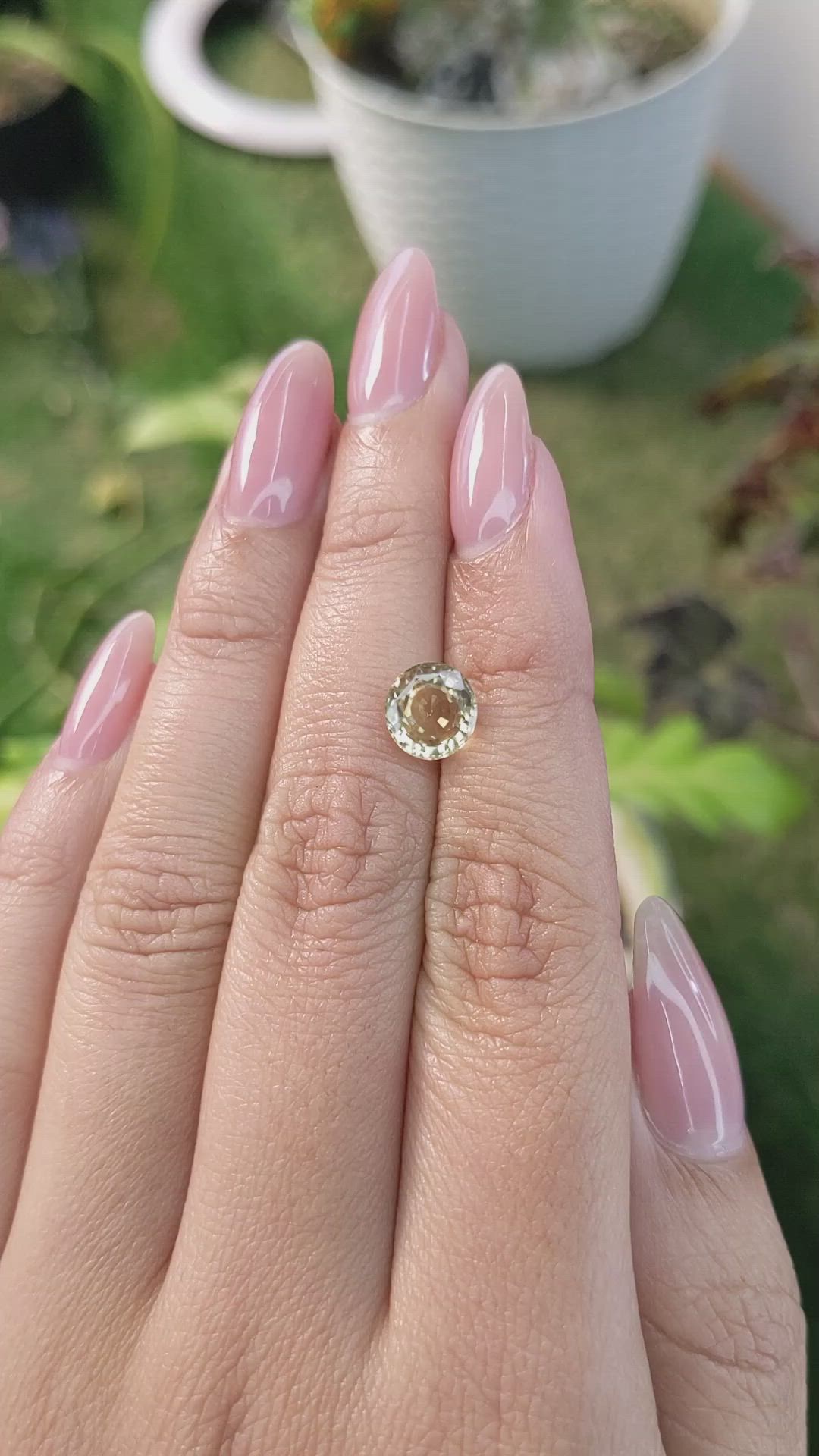 1.88 Ct. Sinhalite from Ceylon (Sri Lanka) Size Video