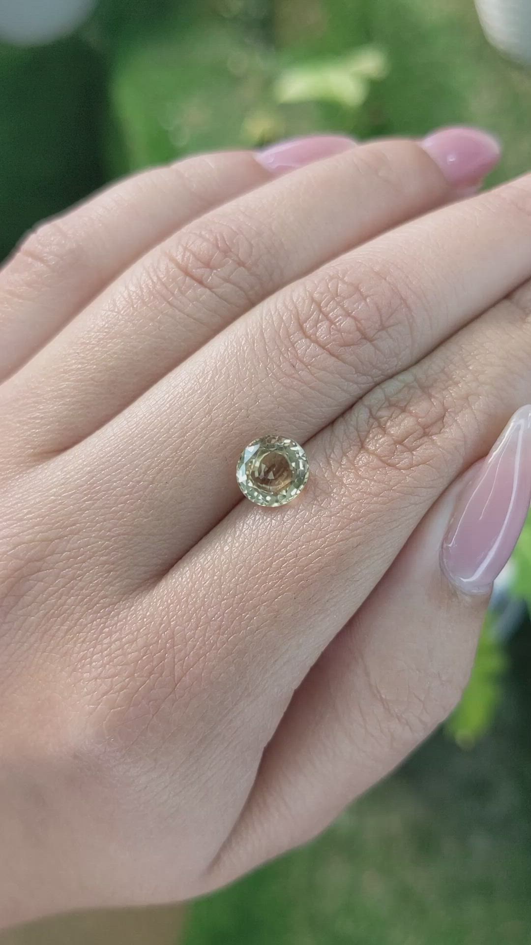 1.88 Ct. Sinhalite from Ceylon (Sri Lanka) Size Video