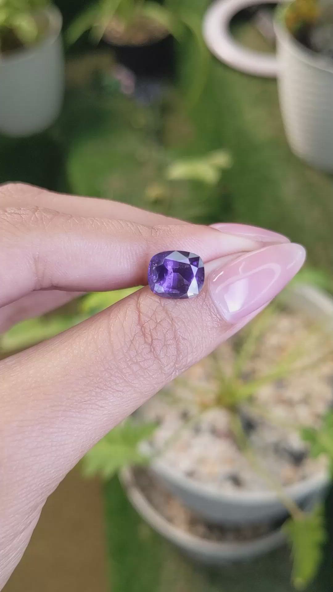 4.11 Ct. Spinel from Ceylon (Sri Lanka) Size Video