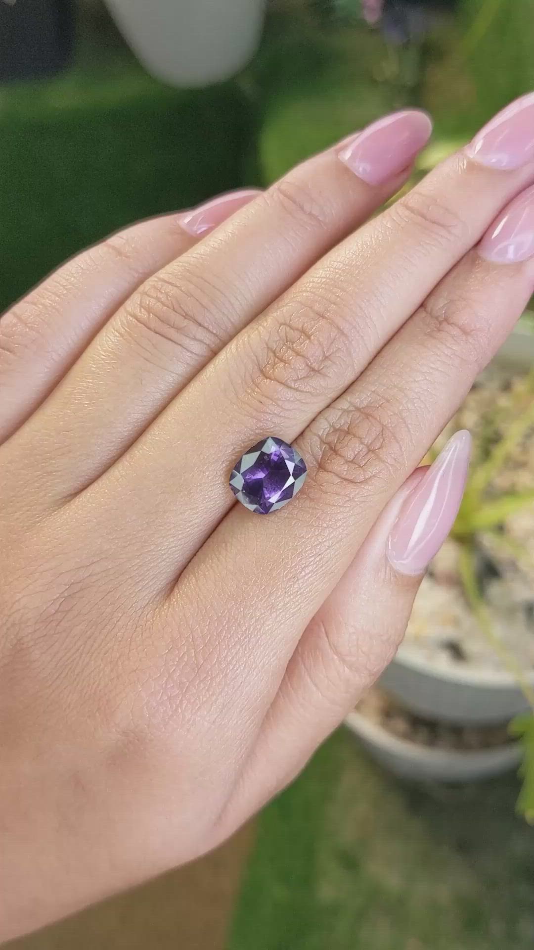 4.11 Ct. Spinel from Ceylon (Sri Lanka) Size Video