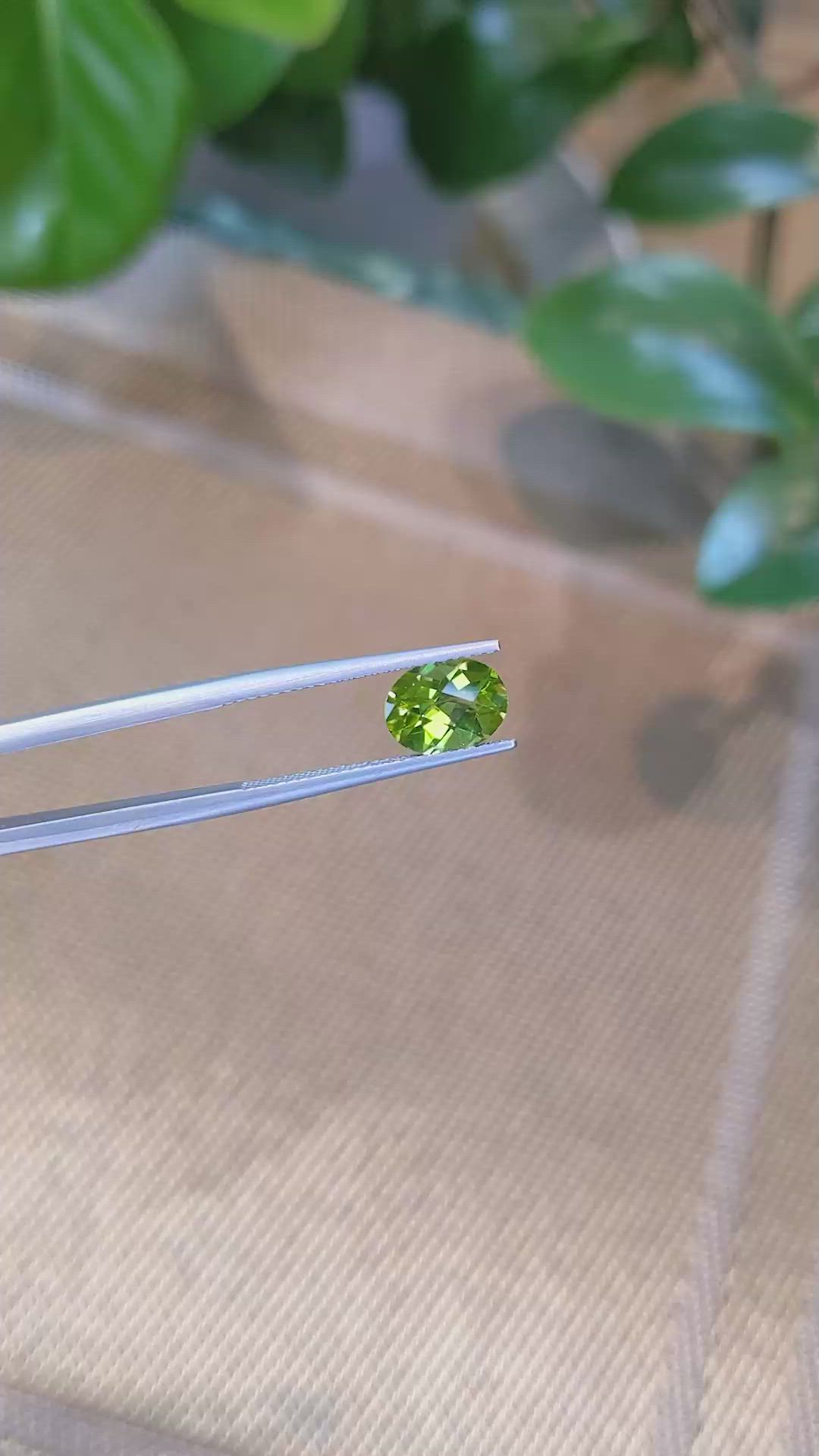 2.01 Ct. Peridot from Burma (Myanmar) Size Video