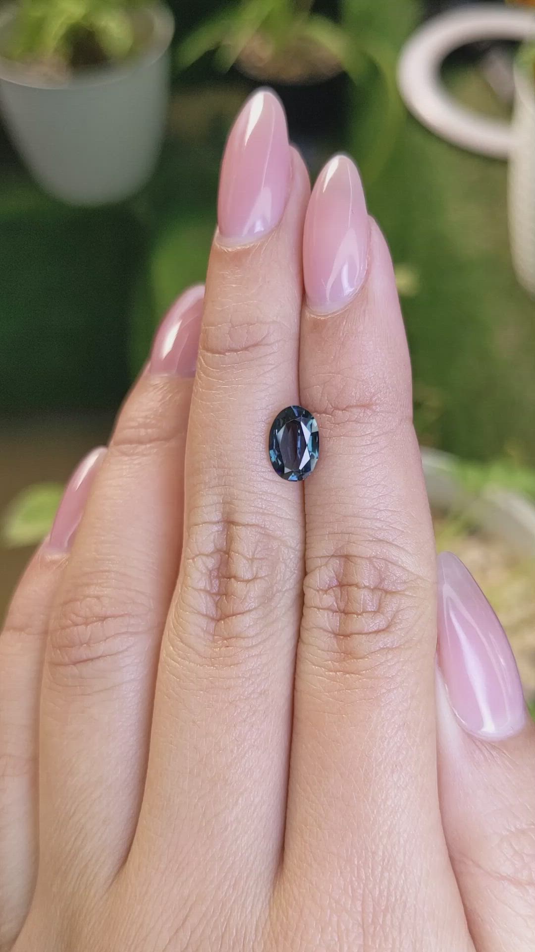 1.72 Ct. Spinel from Ceylon (Sri Lanka) Size Video