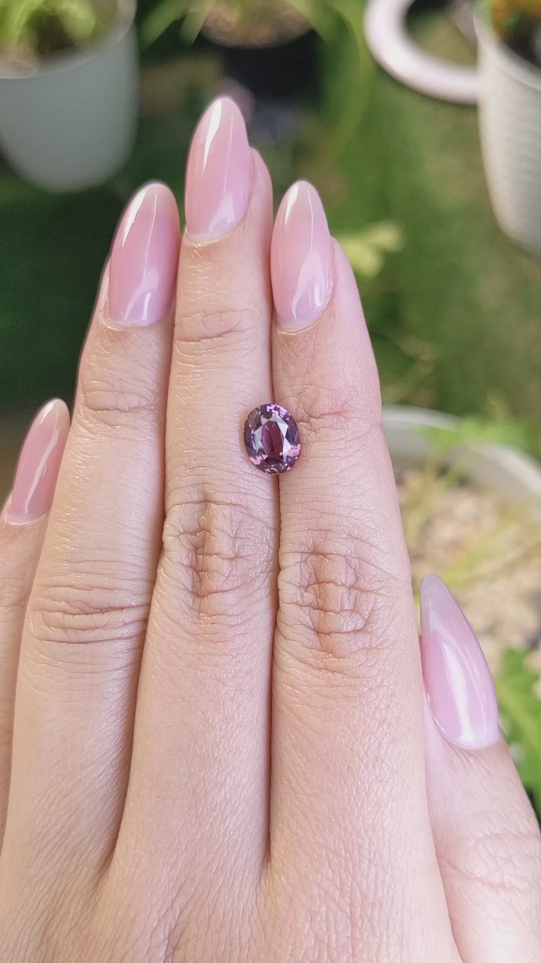 2.03 Ct. Spinel from Ceylon (Sri Lanka) Size Video