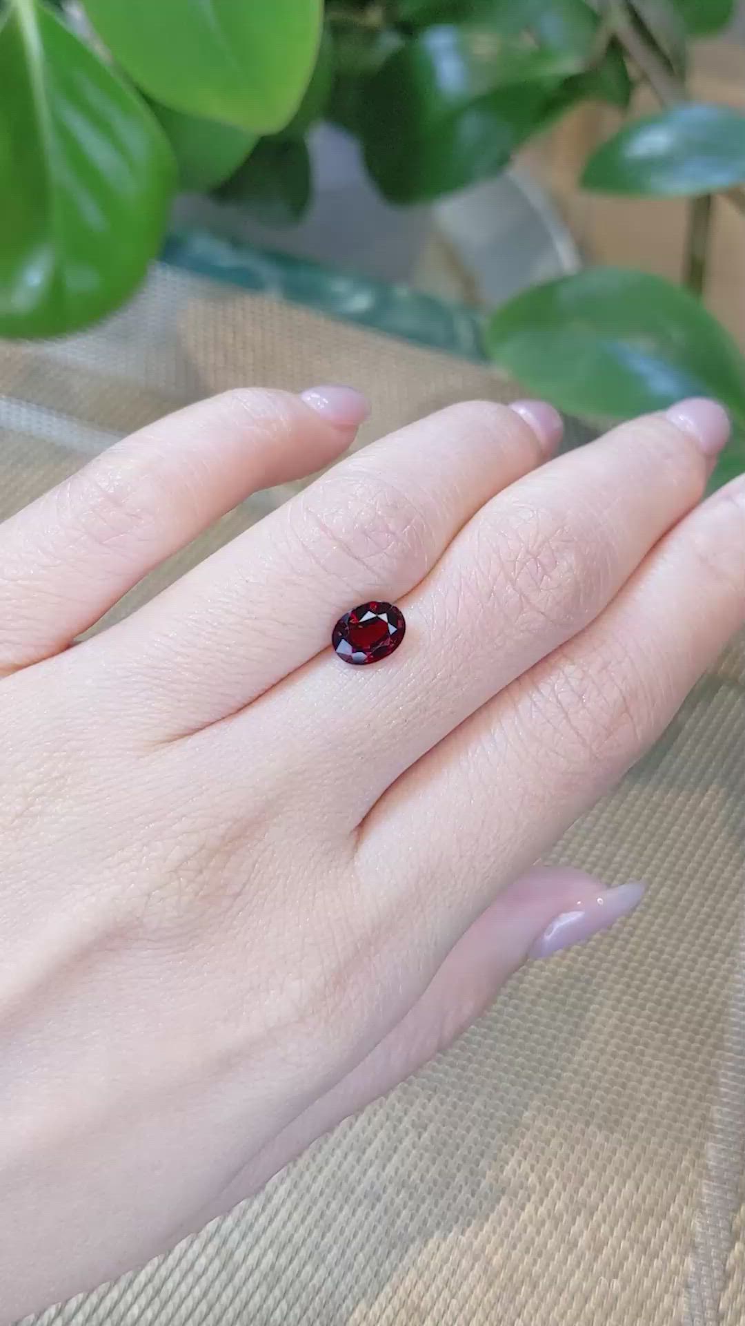 1.87 Ct. Spessartite Garnet Size Video