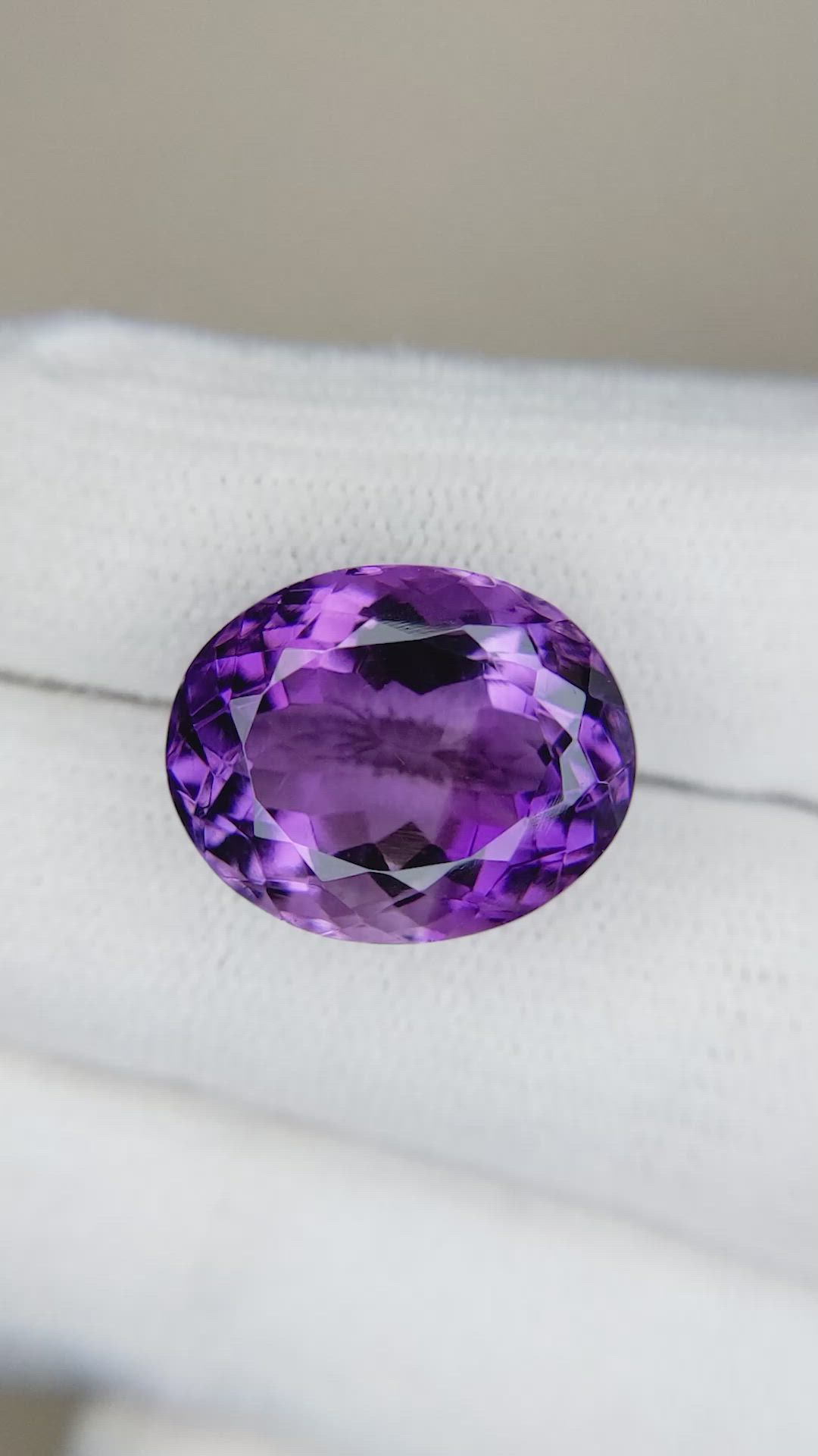 11.42 Ct. Amethyst from Africa Size Video