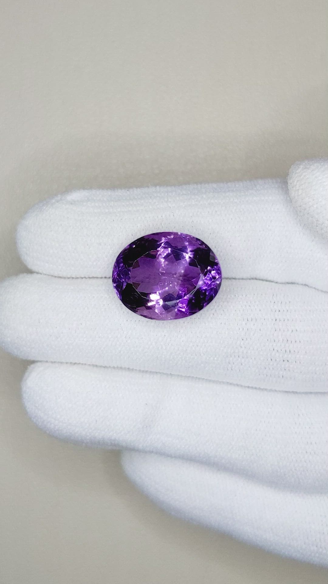 11.42 Ct. Amethyst from Africa Size Video