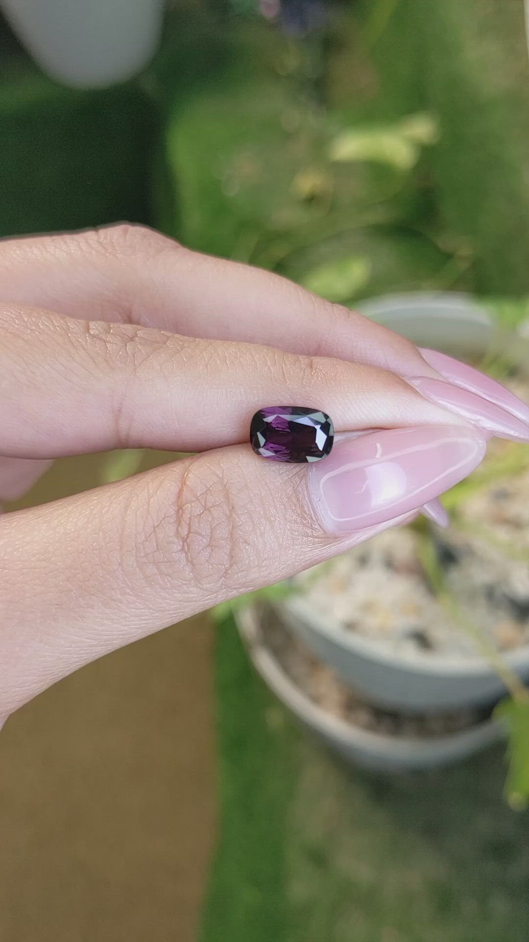 2.51 Ct. Spinel from Ceylon (Sri Lanka) Size Video