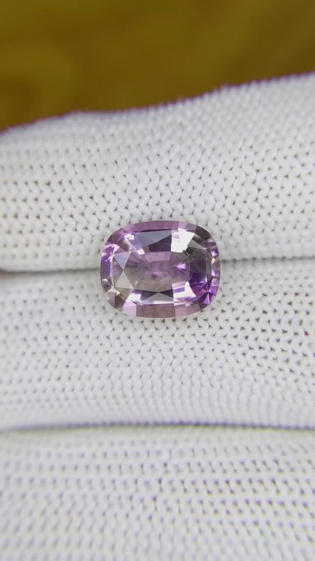 3.48 Ct. Ametrine from Ceylon (Sri Lanka) Size Video